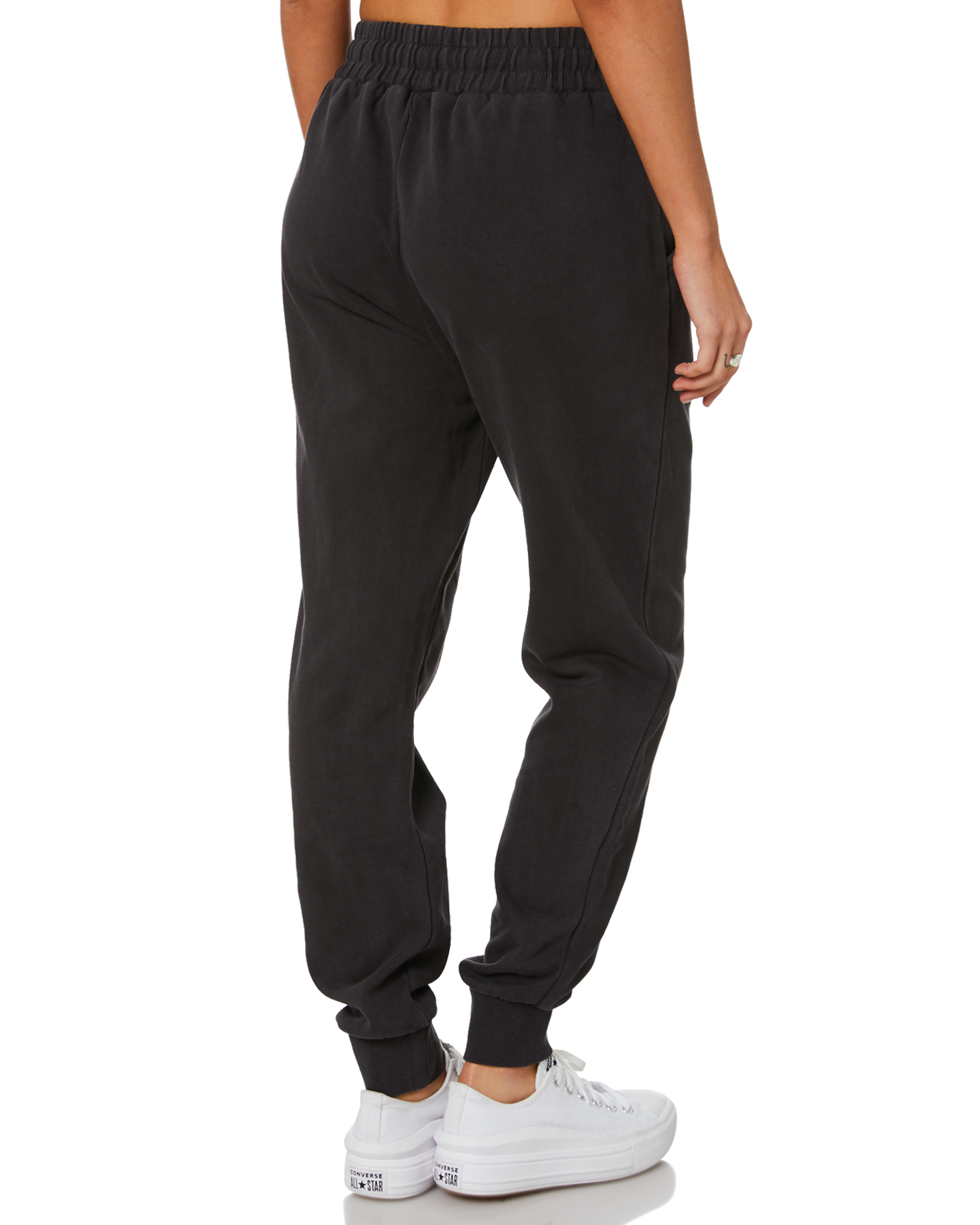 All About Eve Washed Track Pant - Washed Black | SurfStitch