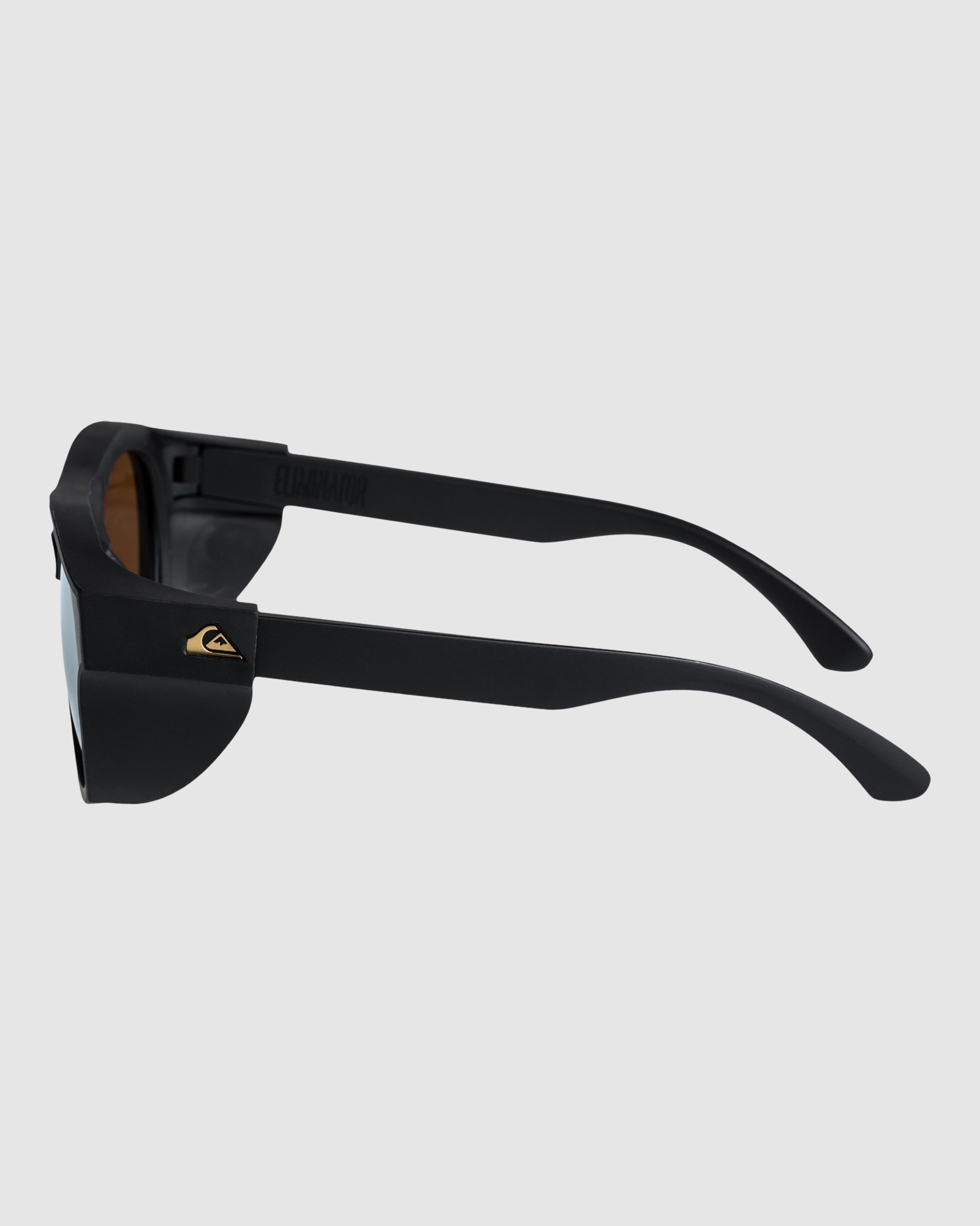 Quiksilver Eliminator+ - Sunglasses For Men - Black Flash Gold | SurfStitch