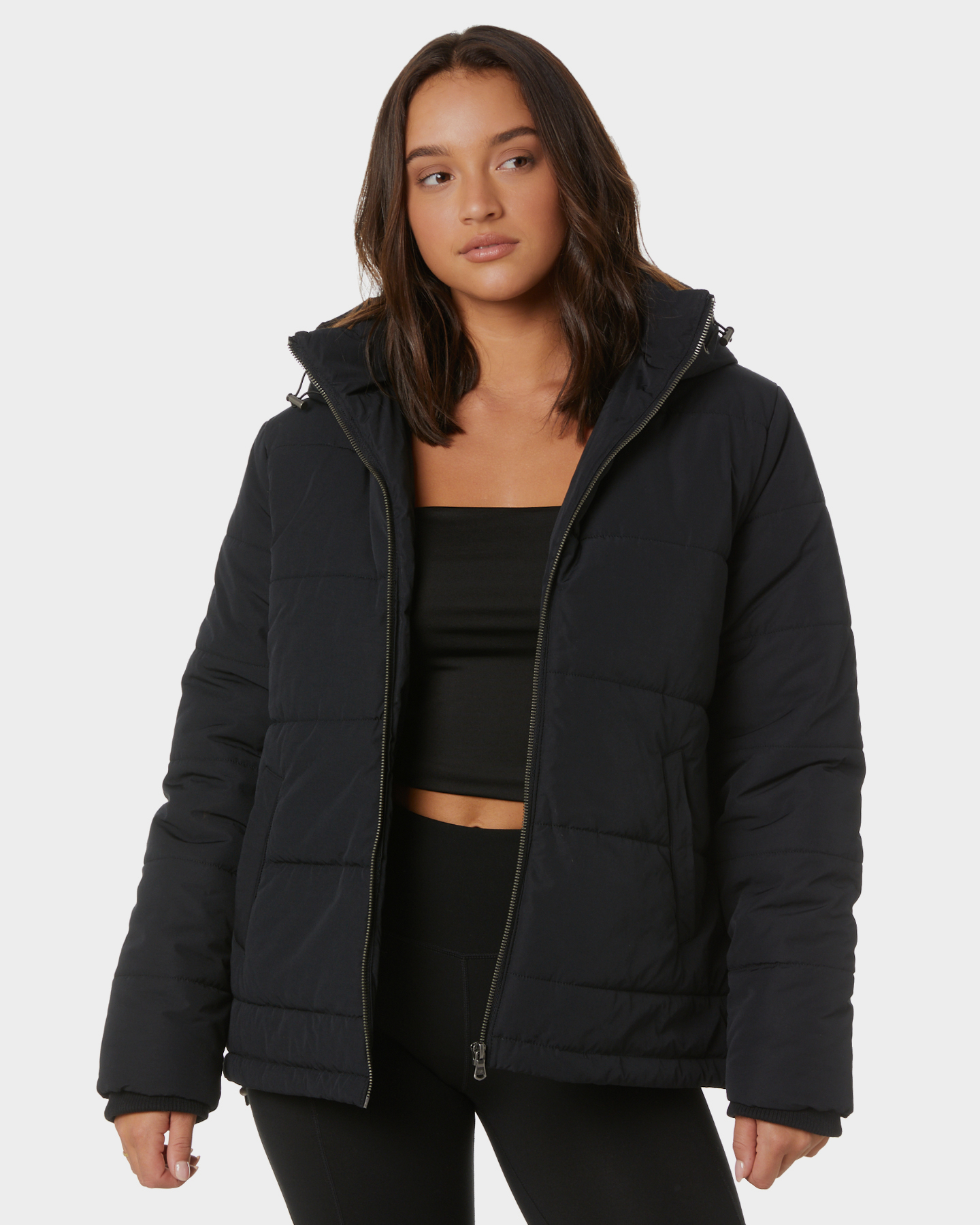 All about eve amber puffer jacket online