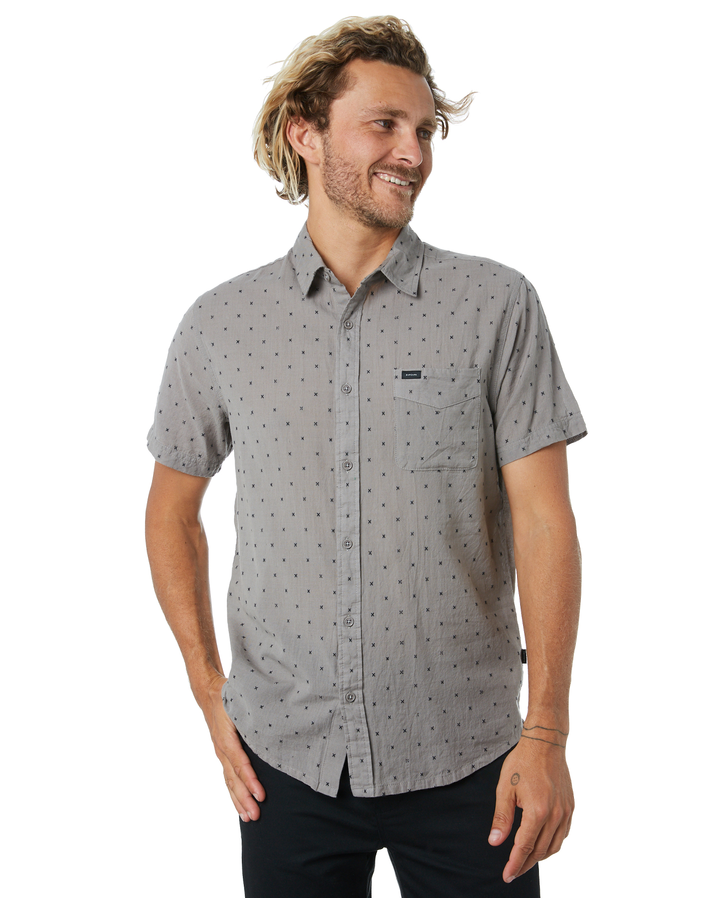 charcoal colour shirt