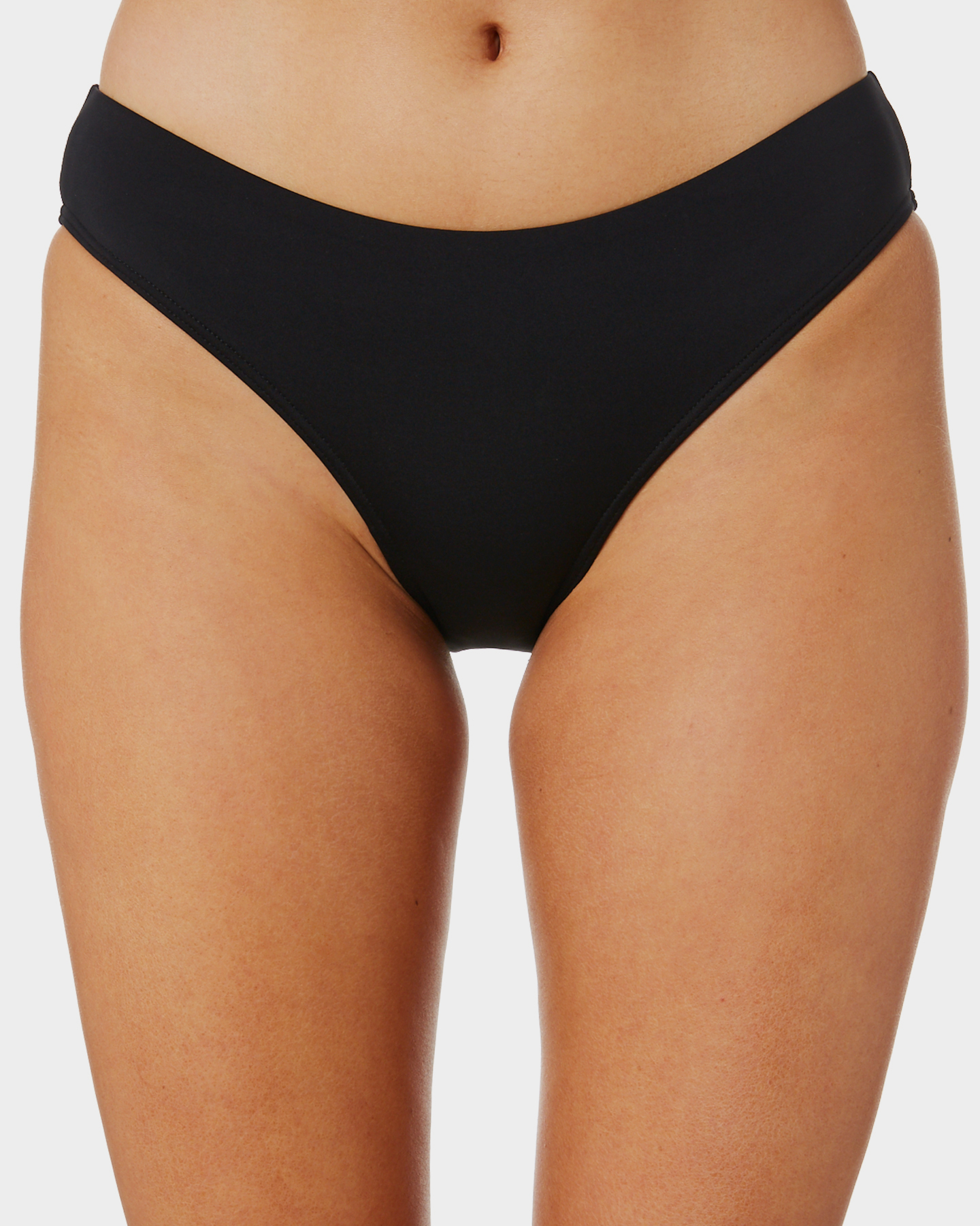 Sea Level Australia Plains Mid Bikini Pant Black SurfStitch