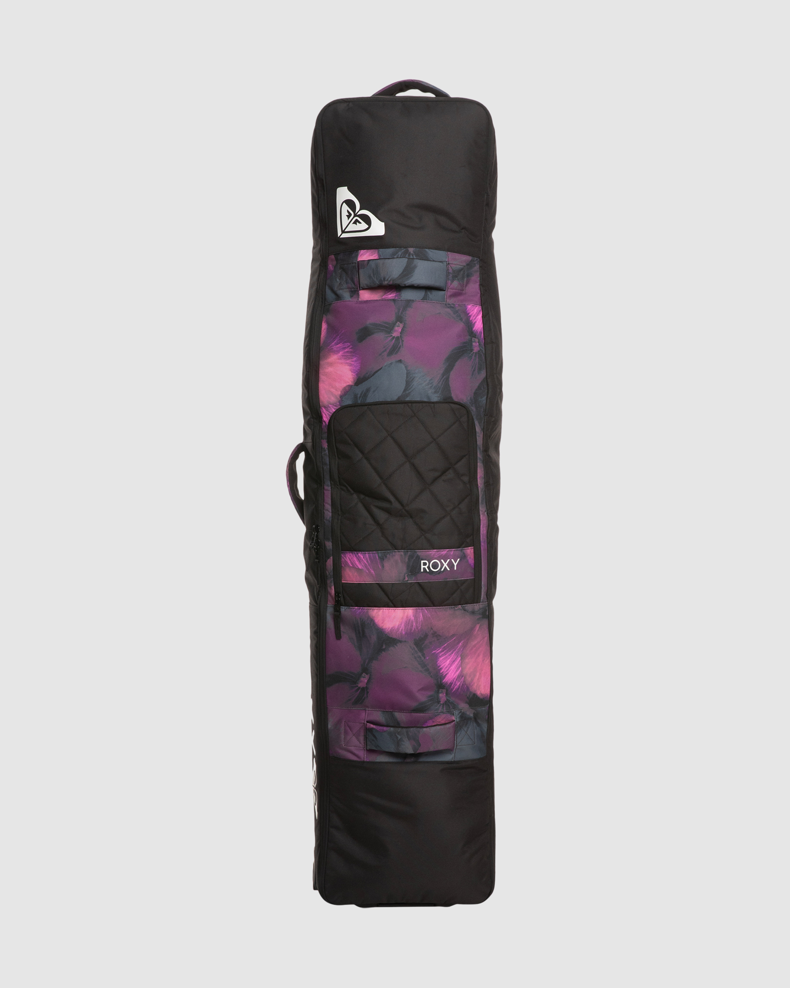 Roxy Womens Vermont Wheelie 127L Snowboard Travel Bag True Black Pansy SurfStitch