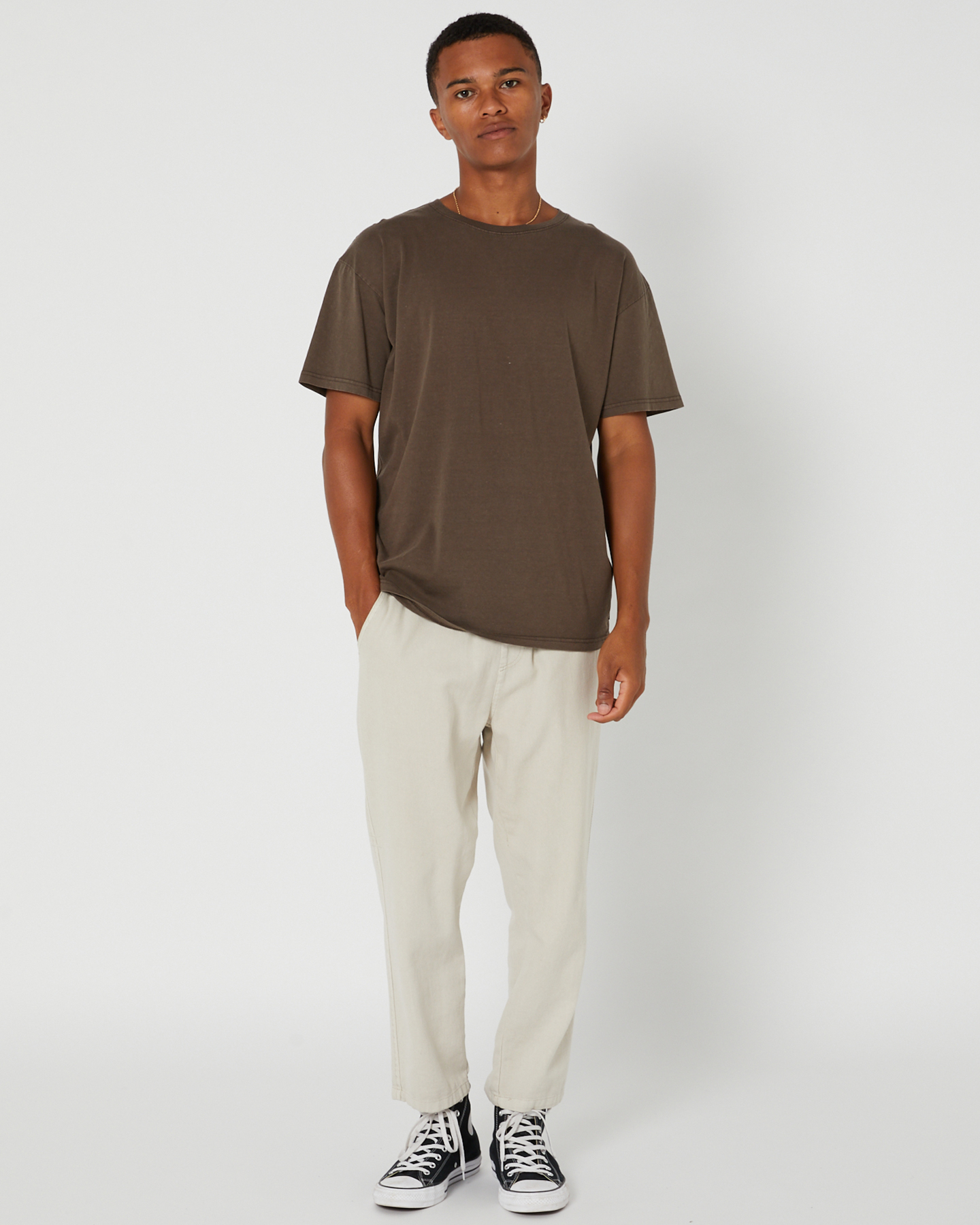 Silent Theory Mens Oversized Ss Tee Chocolate - Chocolate | SurfStitch
