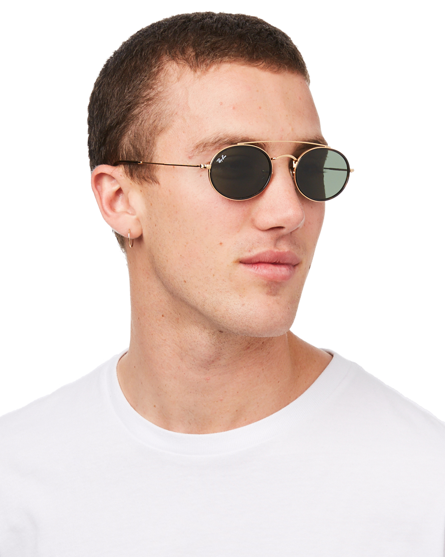 ray ban oval shaped sunglasses