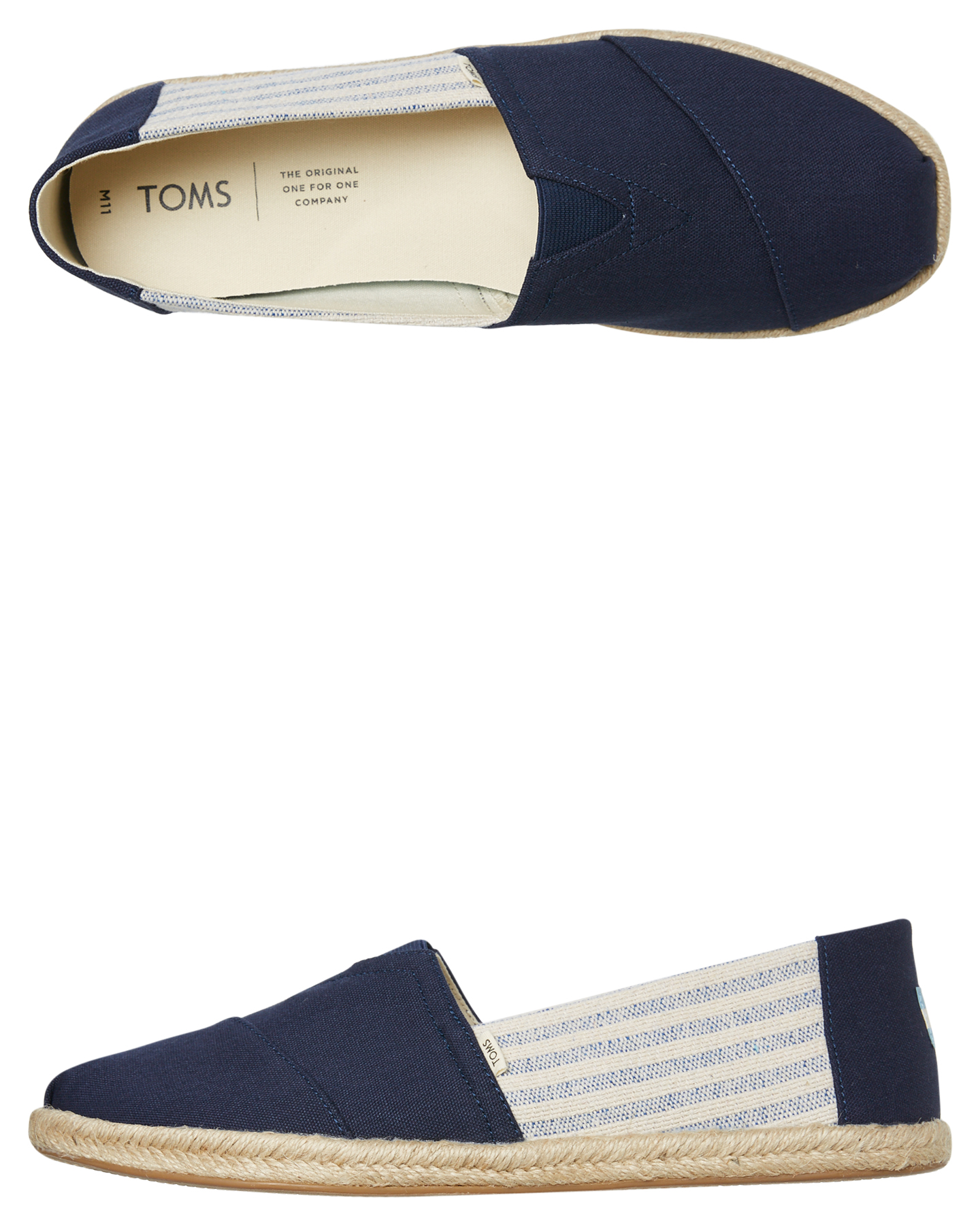 mens navy toms