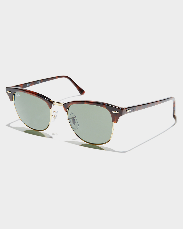 Ray-Ban Clubmaster 51 Sunglasses - Tortoise | SurfStitch