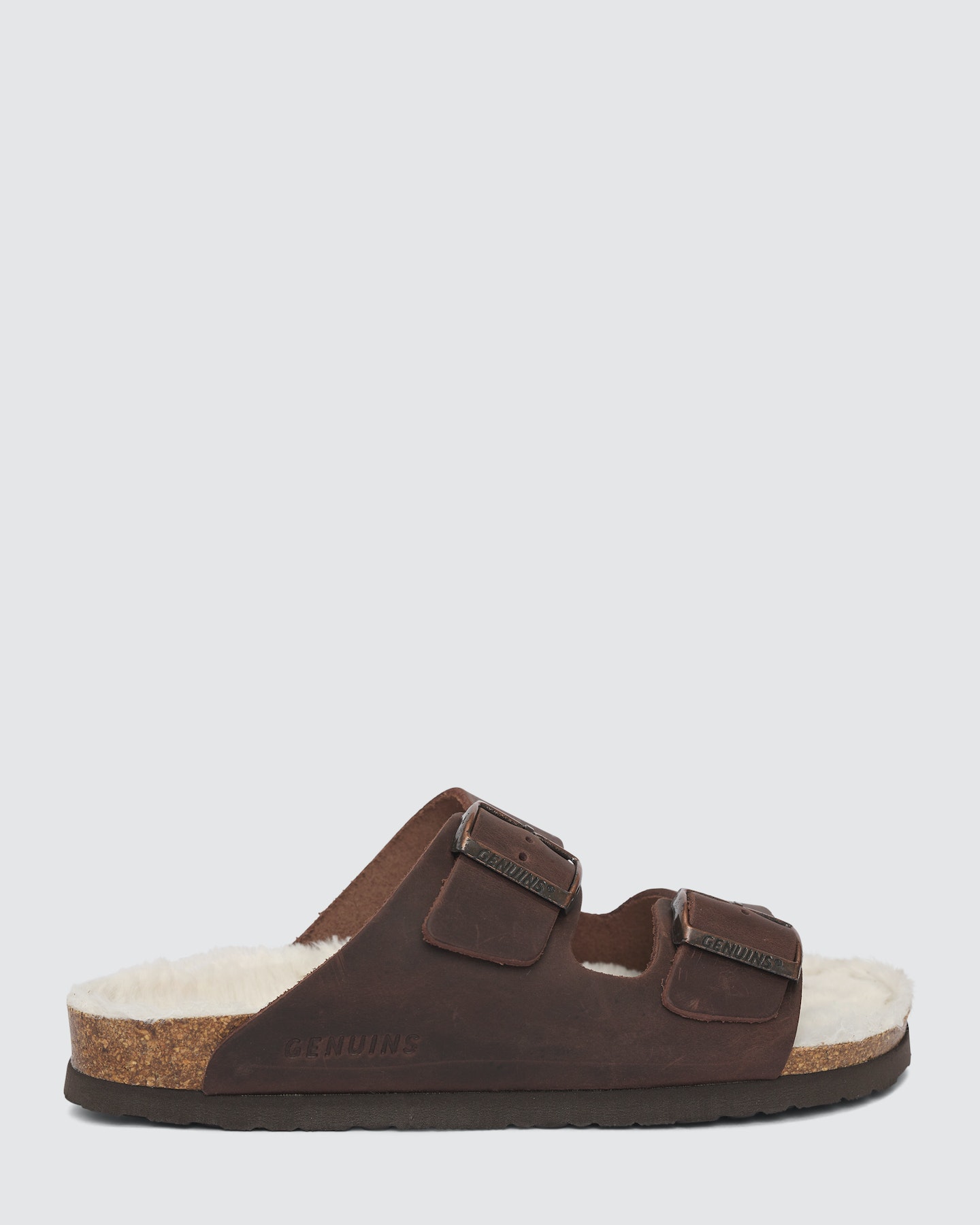 Faux fur lined sandals cheap