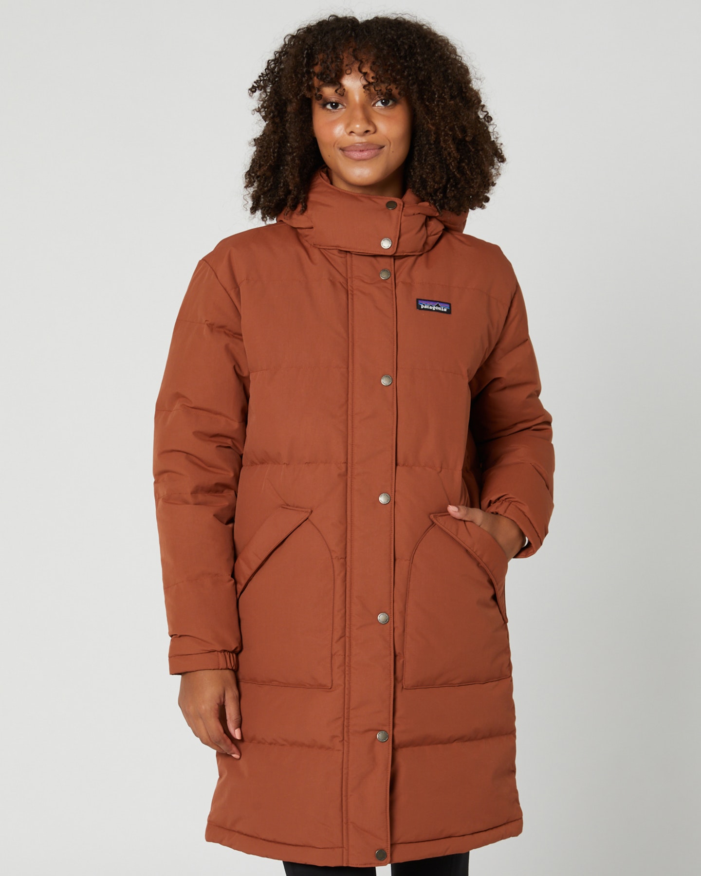 Patagonia Womens Downdrift Parka Sisu Brown SurfStitch