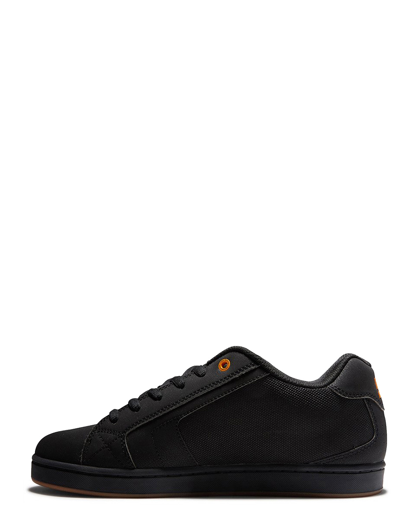Dc Shoes Mens Net Le Shoe - Black Black Orange | SurfStitch