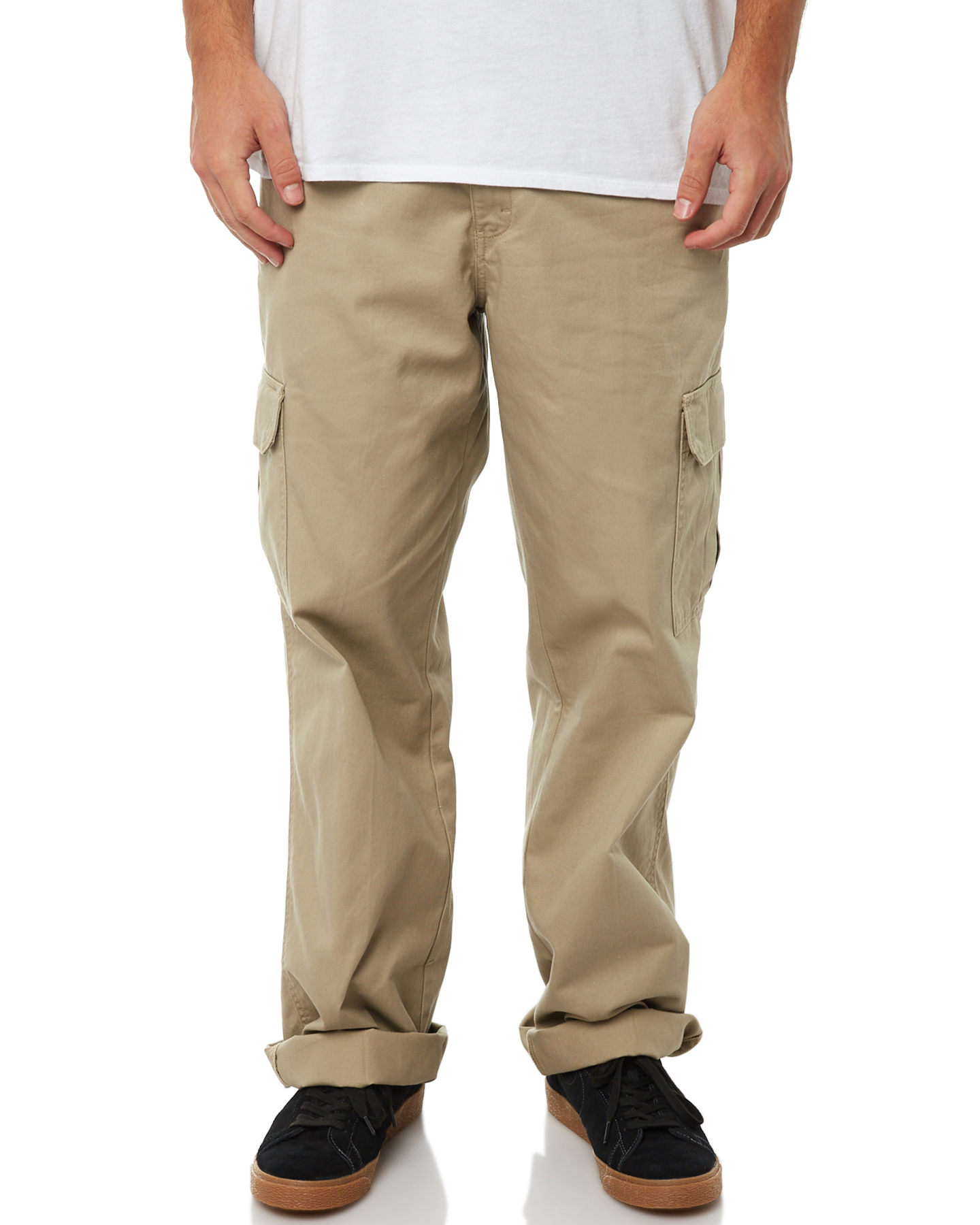 Dickies 23-214 Mens Cargo Pant - Rinsed Khaki | SurfStitch