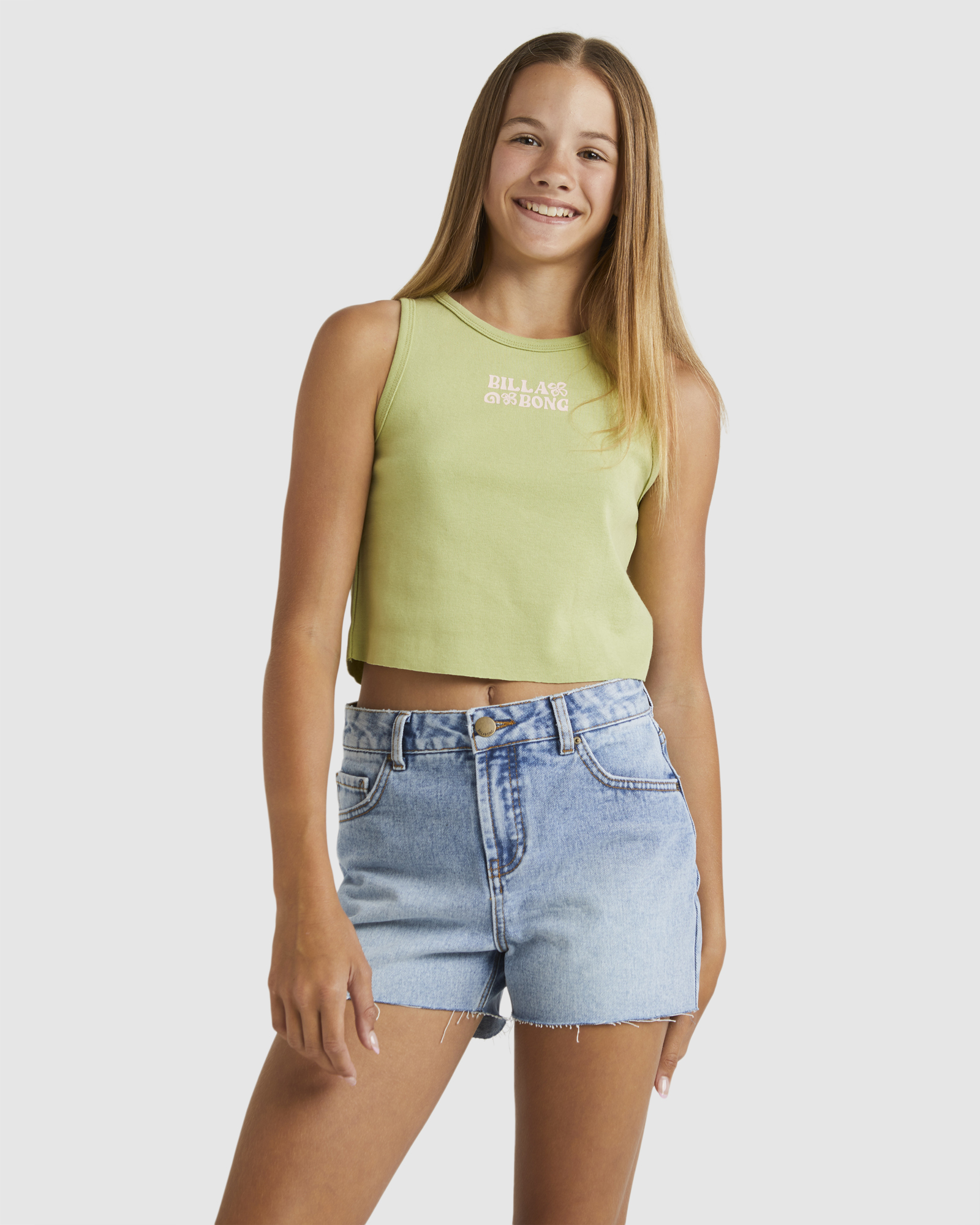 Girls Wave N Flower Tee Teens