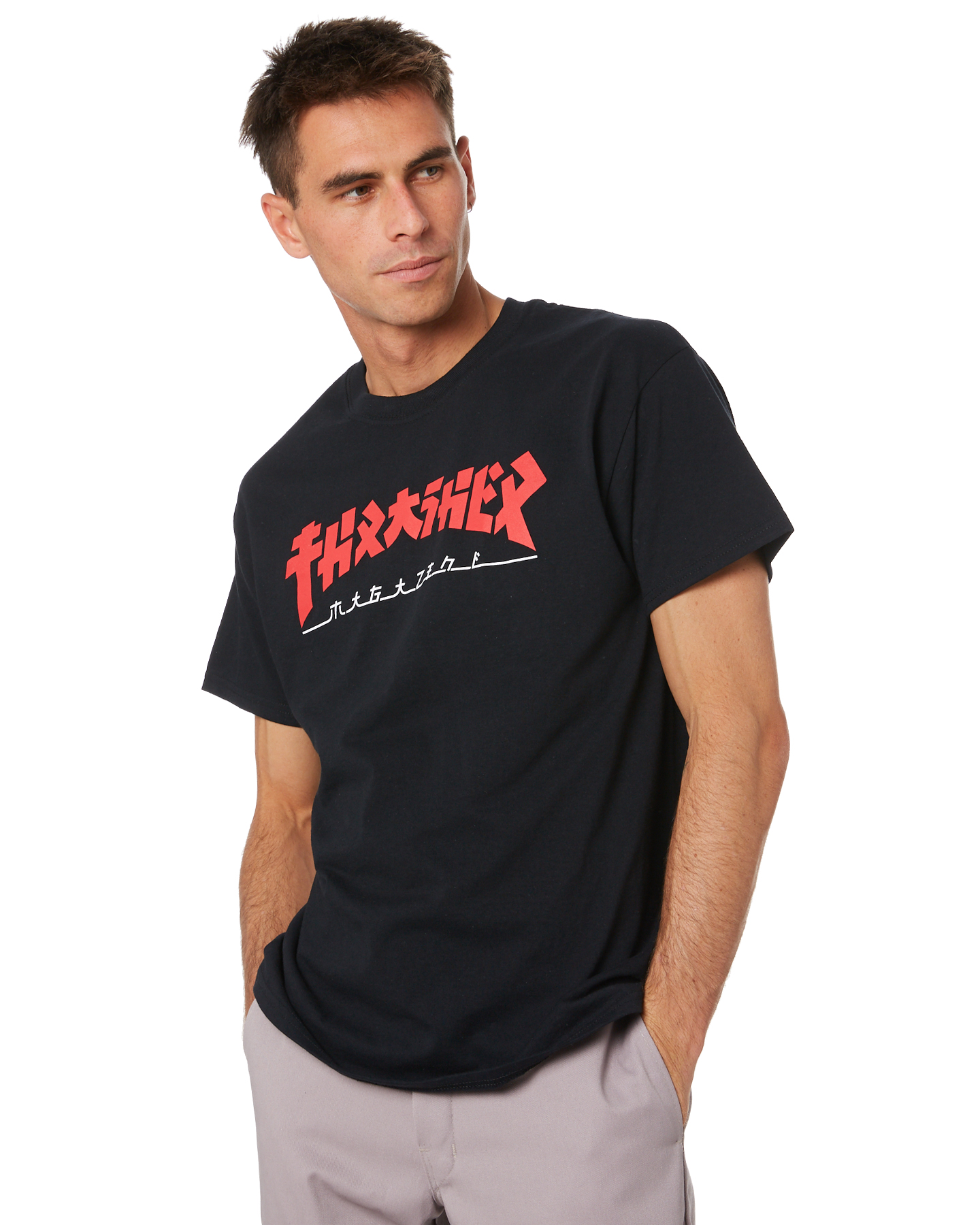 Thrasher Godzilla Mens Tee - Black | SurfStitch