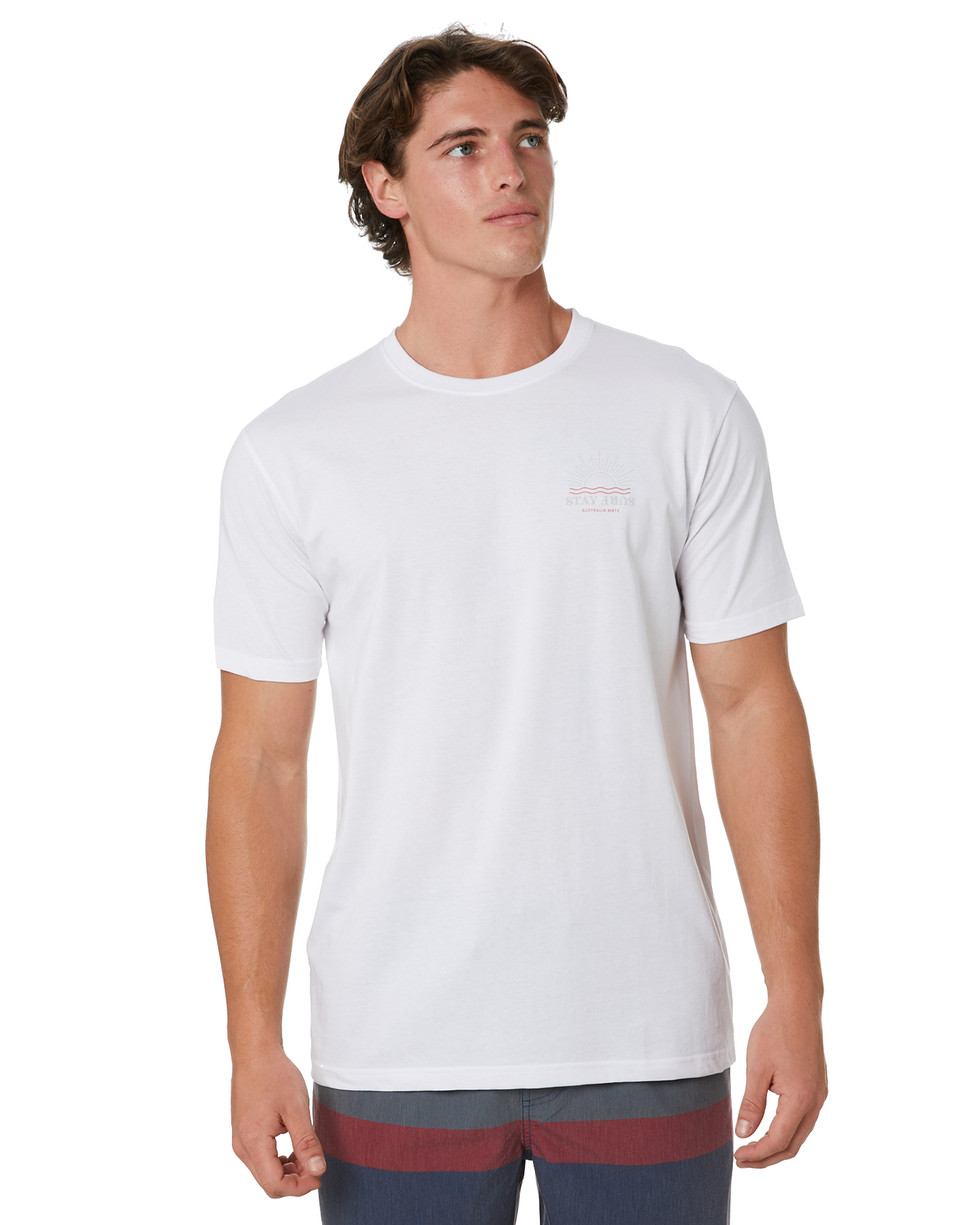 Stay Shiner Mens Tee - White | SurfStitch