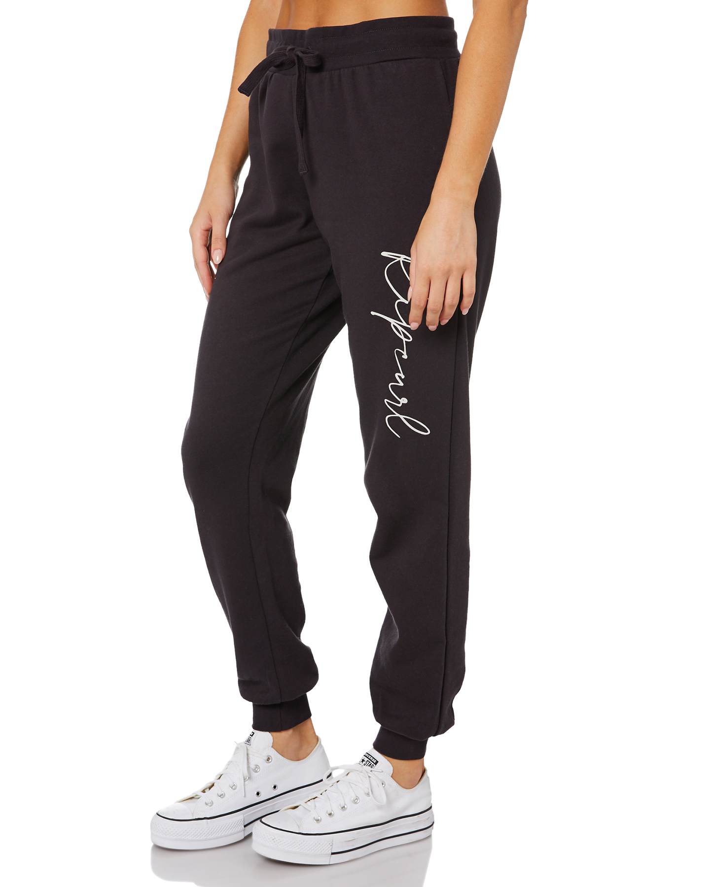 Rip Curl Classic Shore Track Pant - Washed Black | SurfStitch