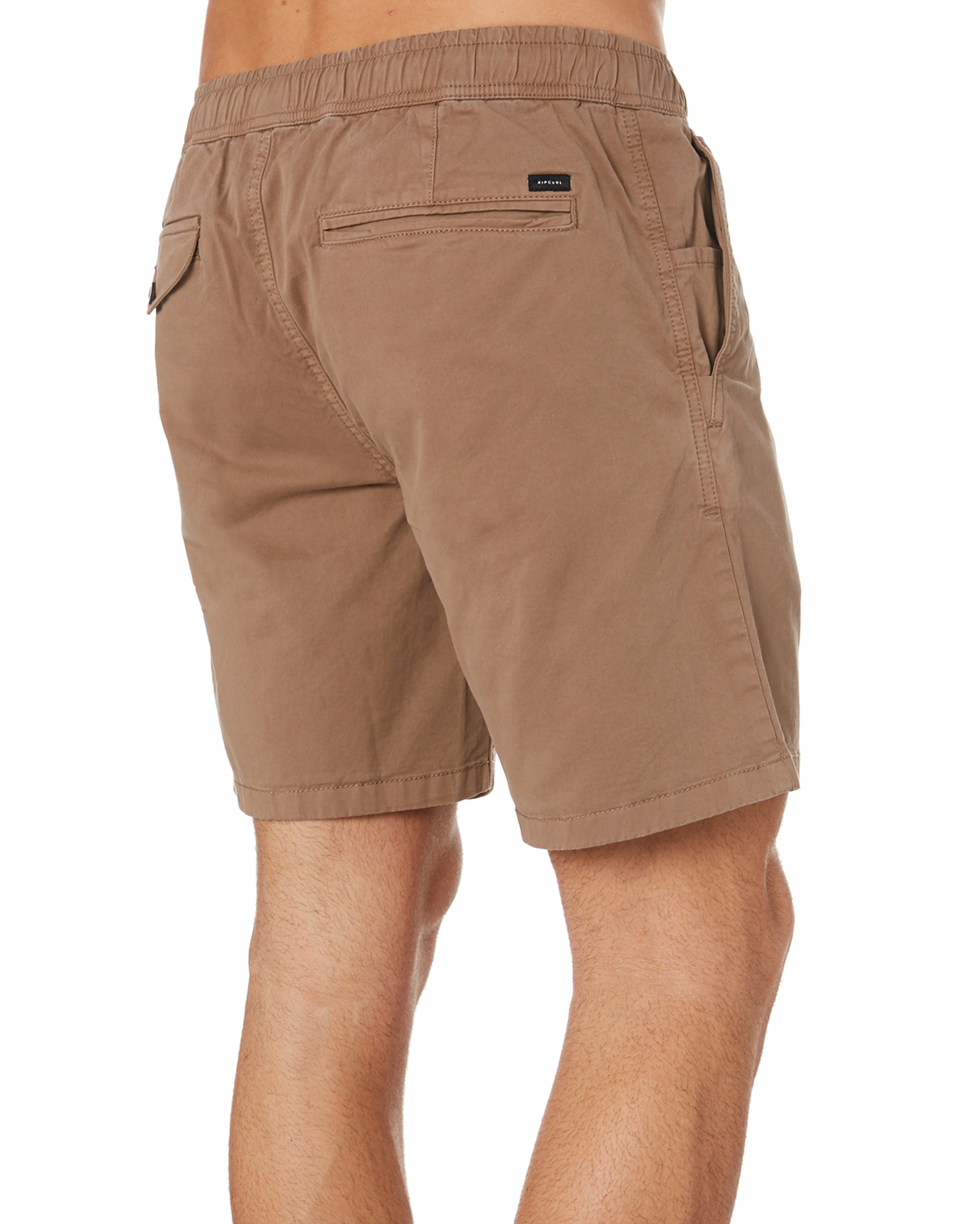 athletic fit khaki shorts