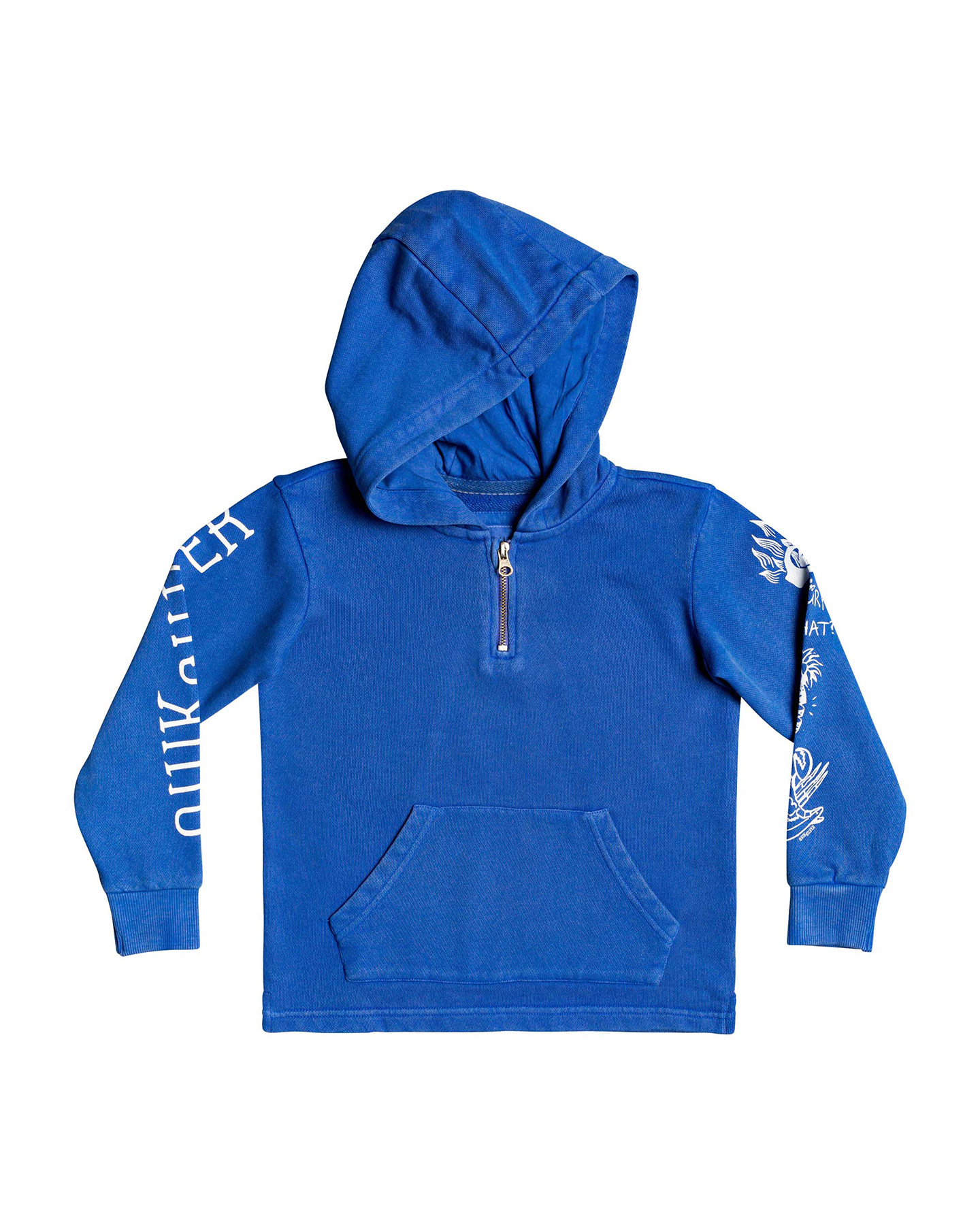 Quiksilver Boys 2 7 Jake Pearl Half Zip Hoodie Dazzling Blue SurfStitch