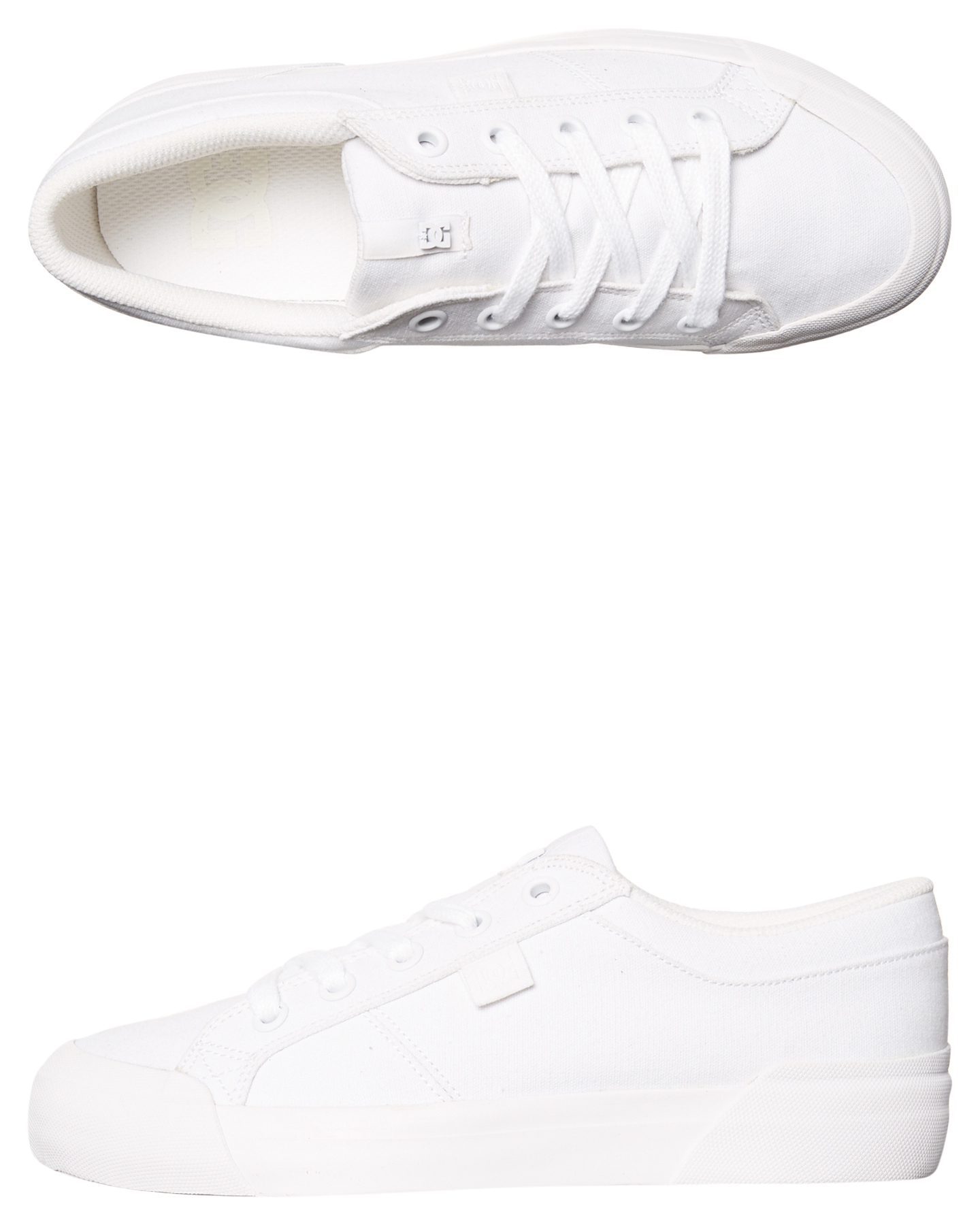 dc white sneakers