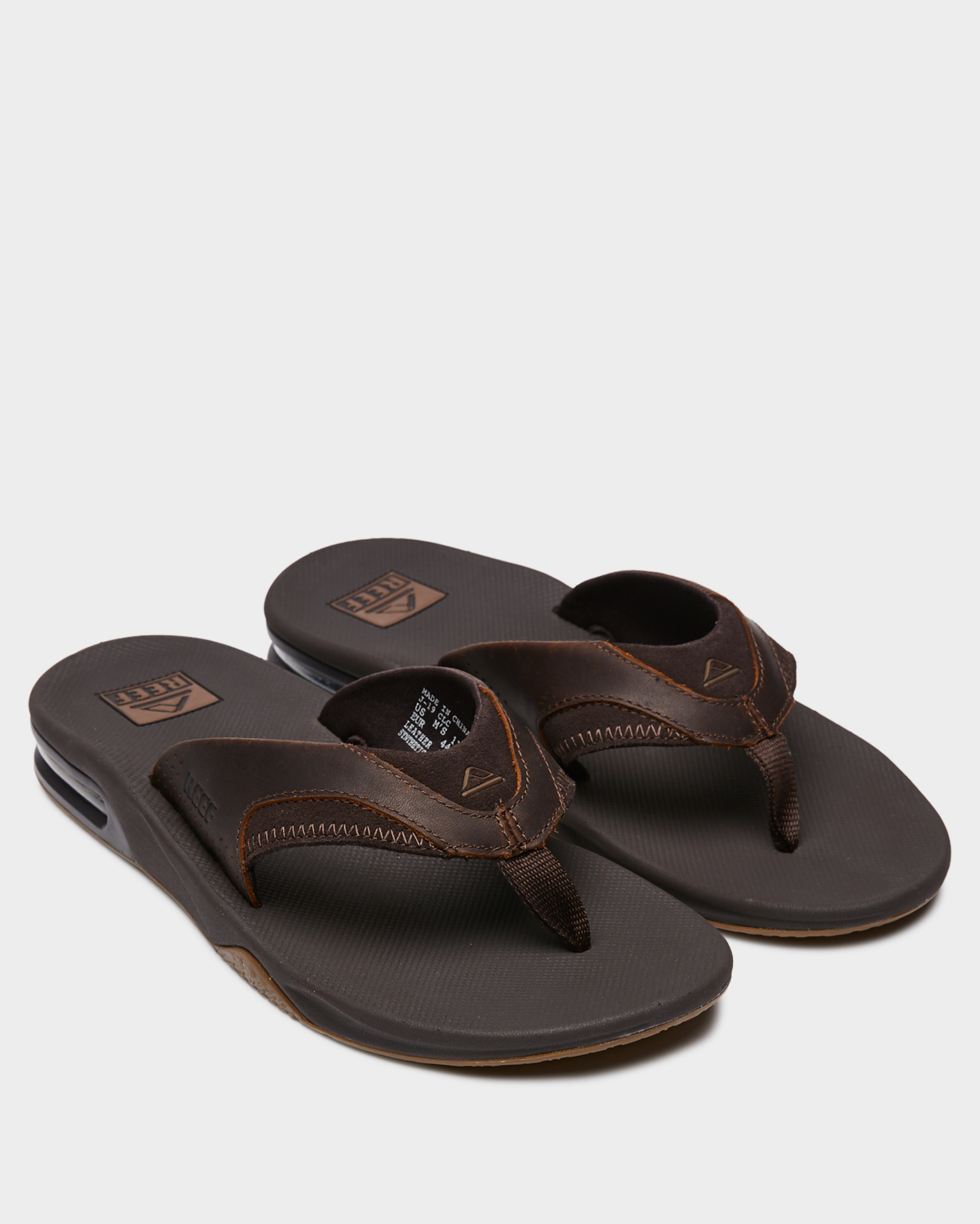 reef leather fanning brown