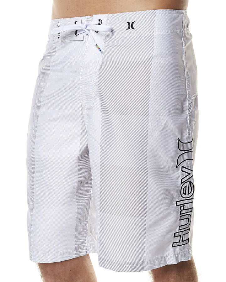 hurley white shorts