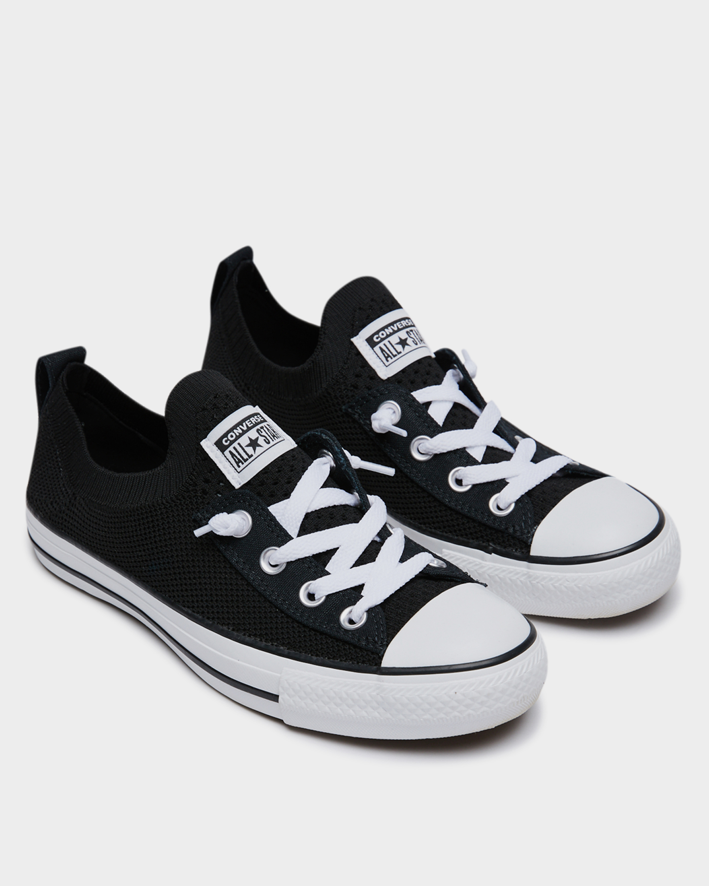 black womens converse shoes