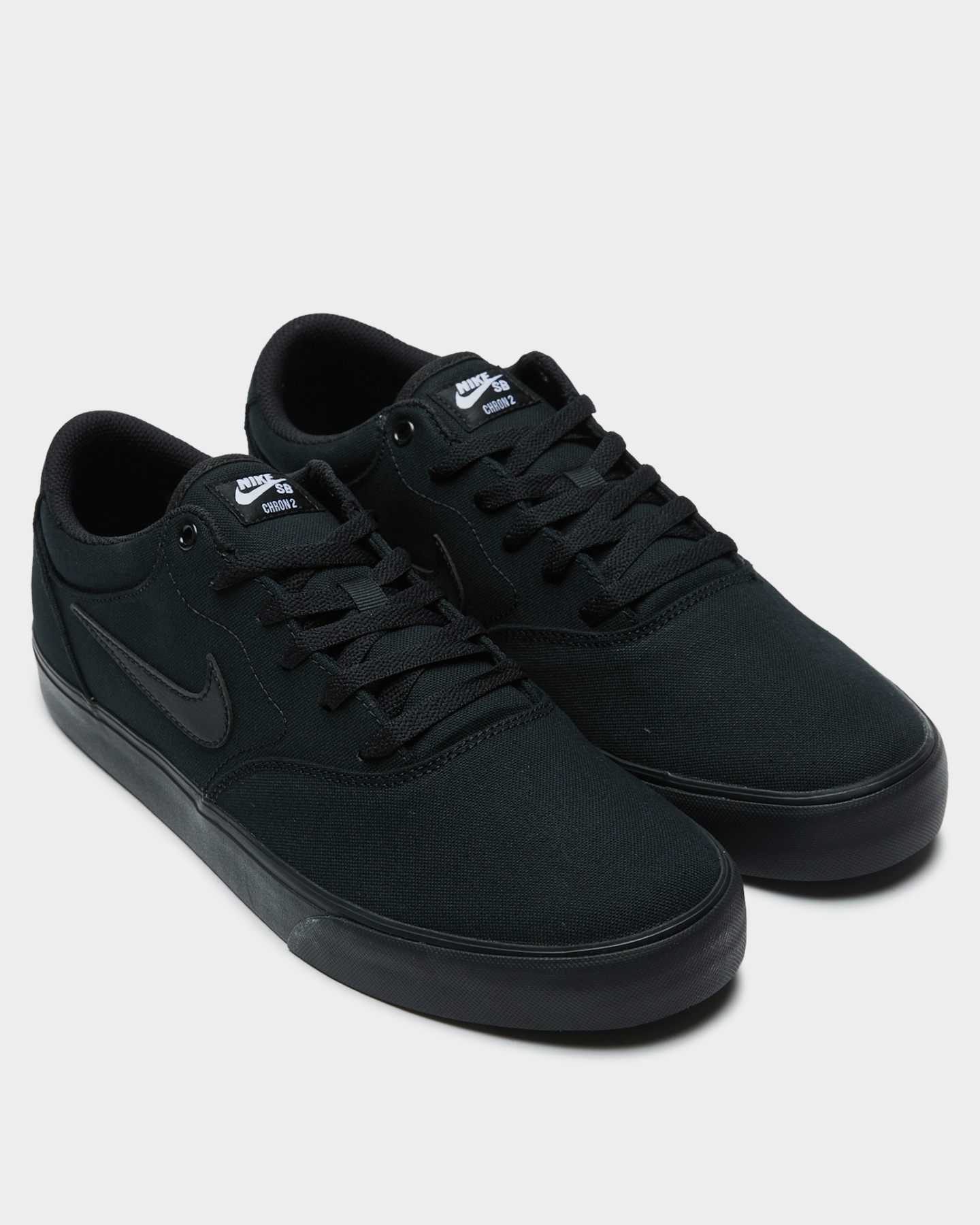 Nike Mens Sb Chron 2 Canvas Shoe - Black Black | SurfStitch