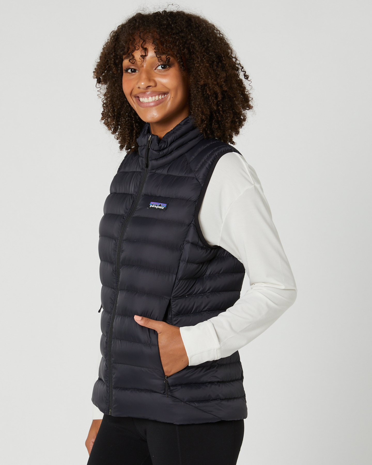 Patagonia Women's Down Sweater Vest - Black | SurfStitch