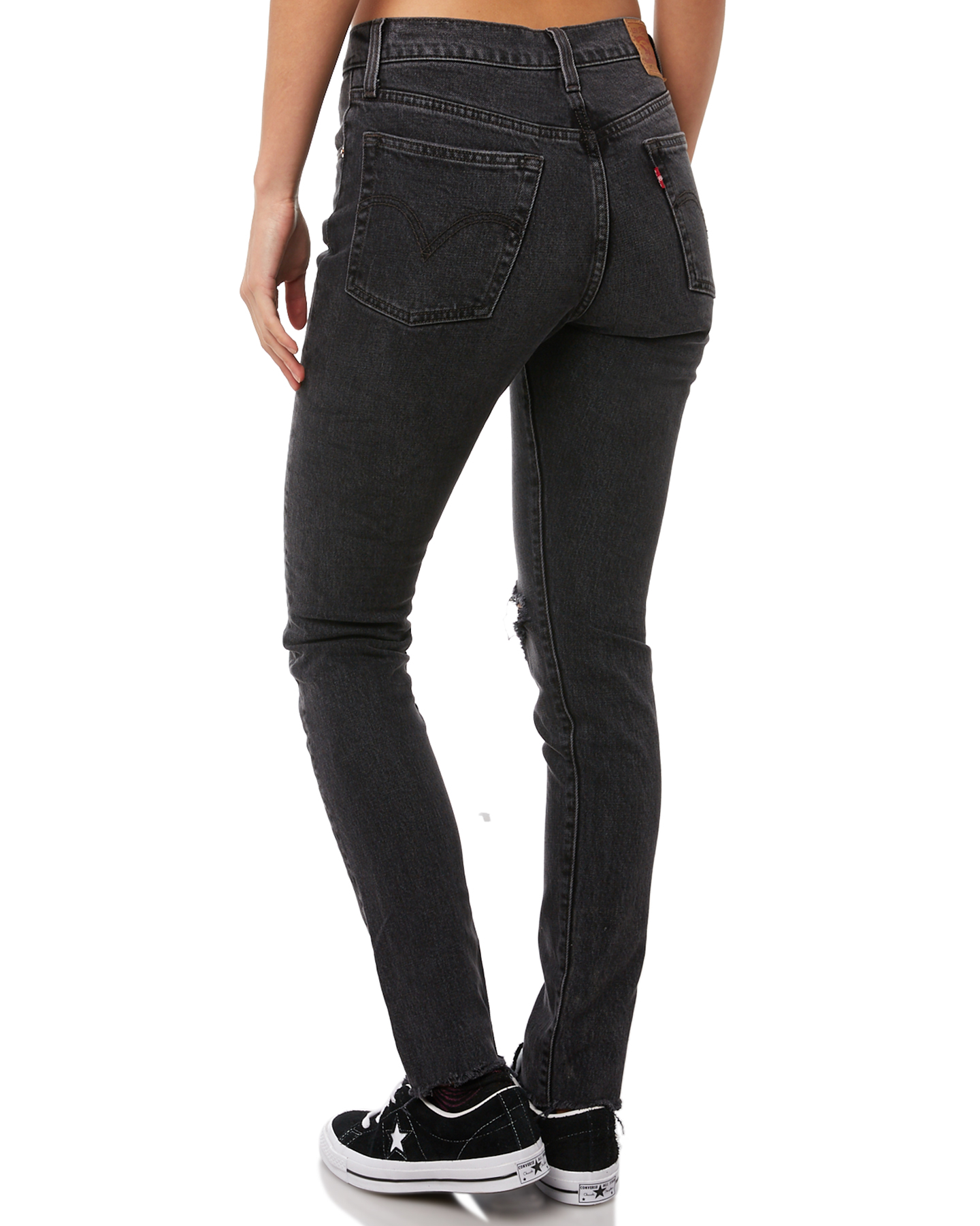 Levis 501 Skinny Womens Jean - Well Worn Black | SurfStitch