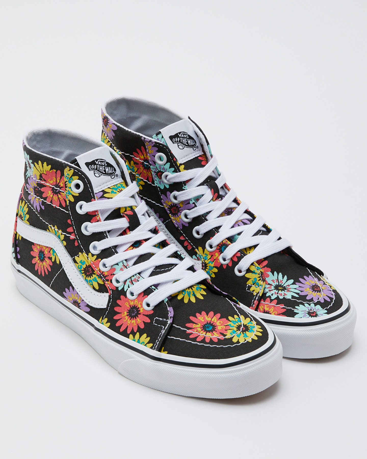 Vans sk8 online hi flower