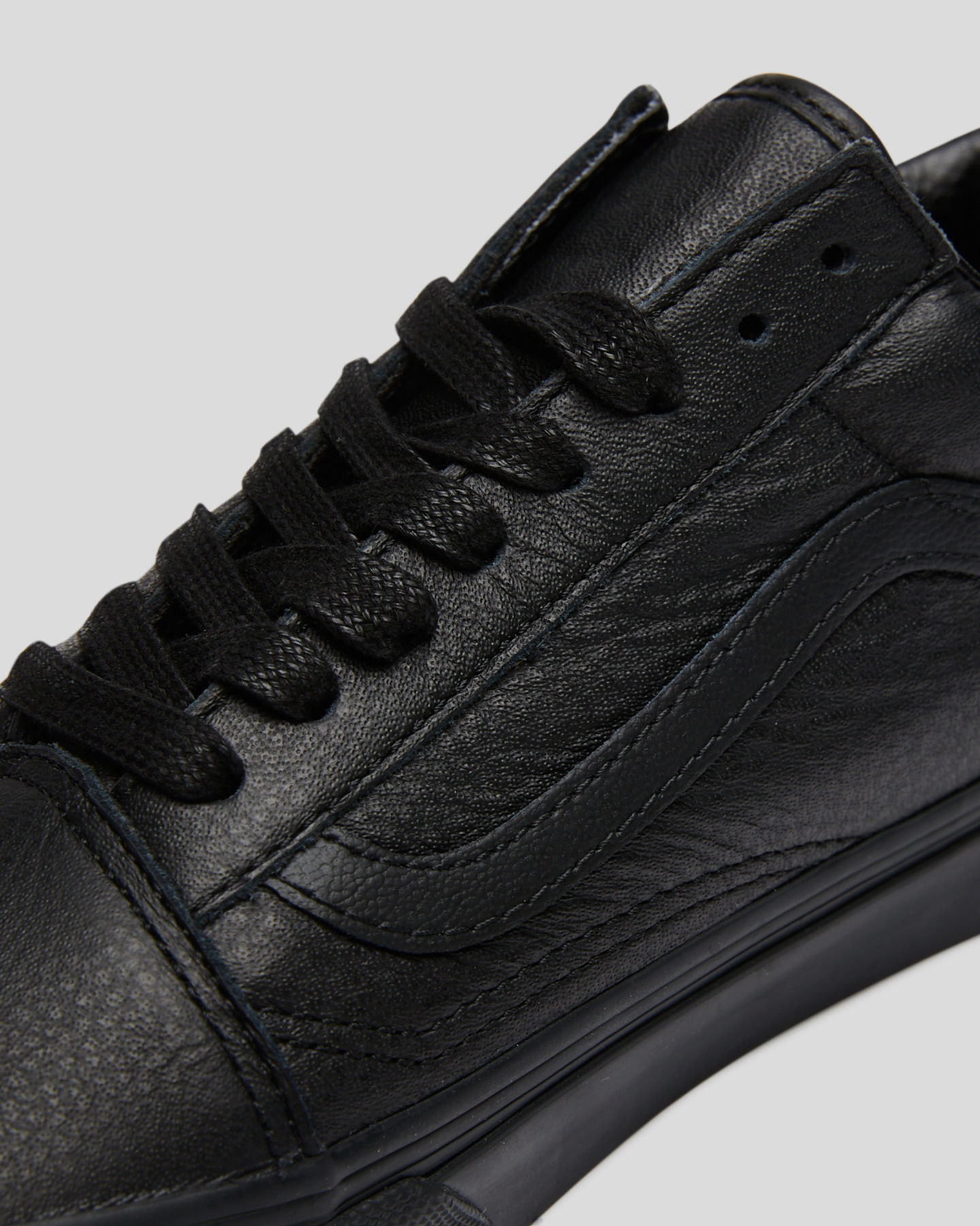 Vans Old Skool Leather Black Black SurfStitch