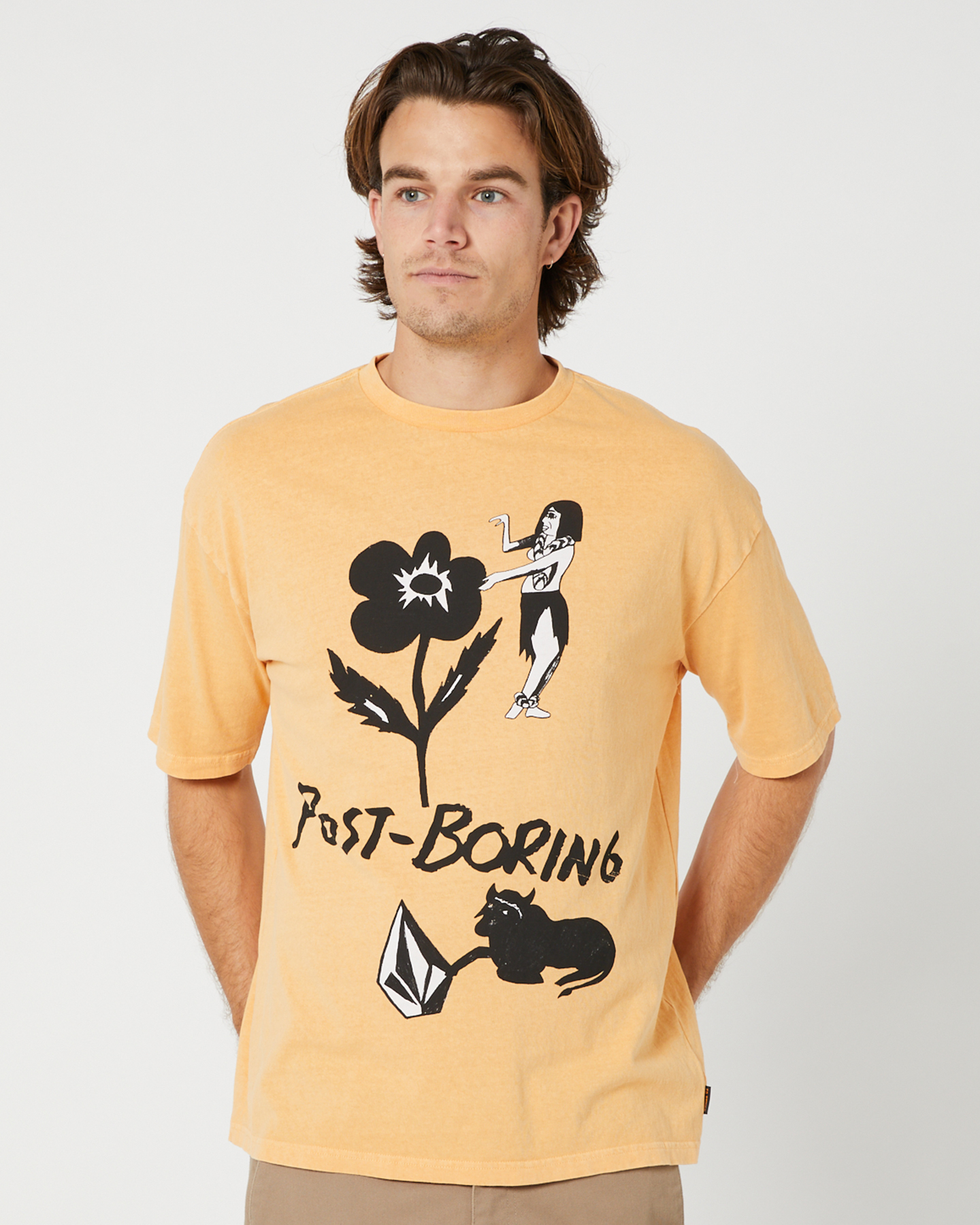 Volcom Fa Bob Mollema Mens Ss Tee - Sunburst | SurfStitch
