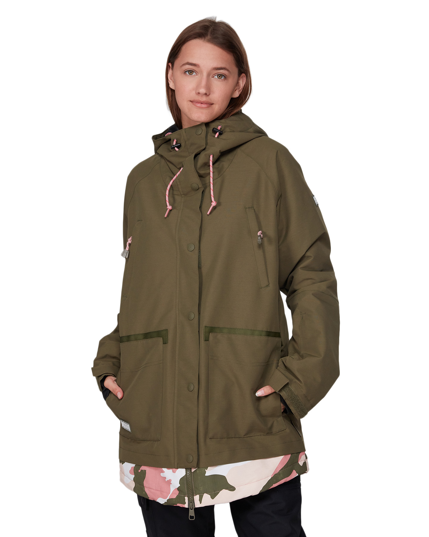 Dc Shoes Womens Riji Snow Jacket - Olive Night | SurfStitch