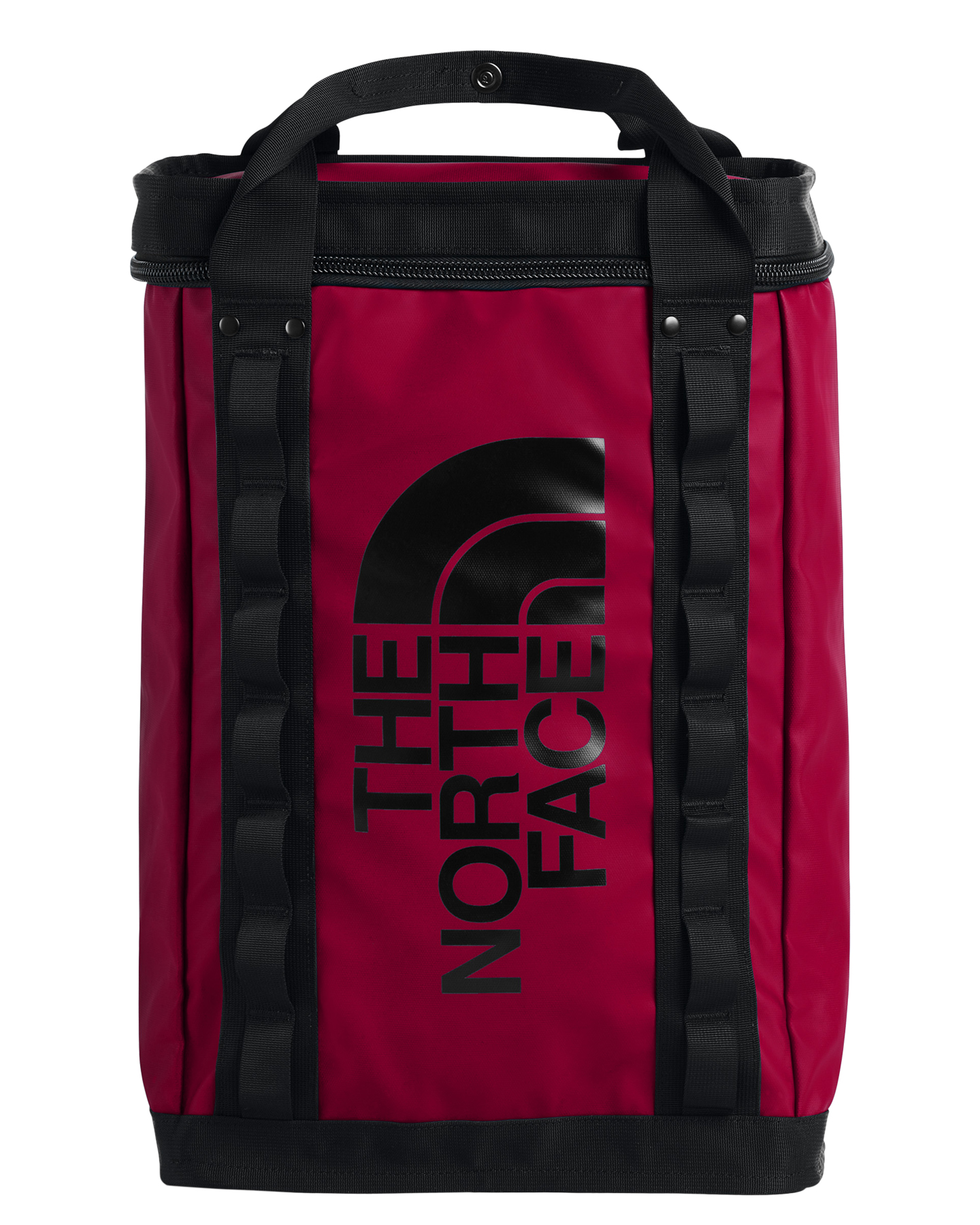 red north face bag