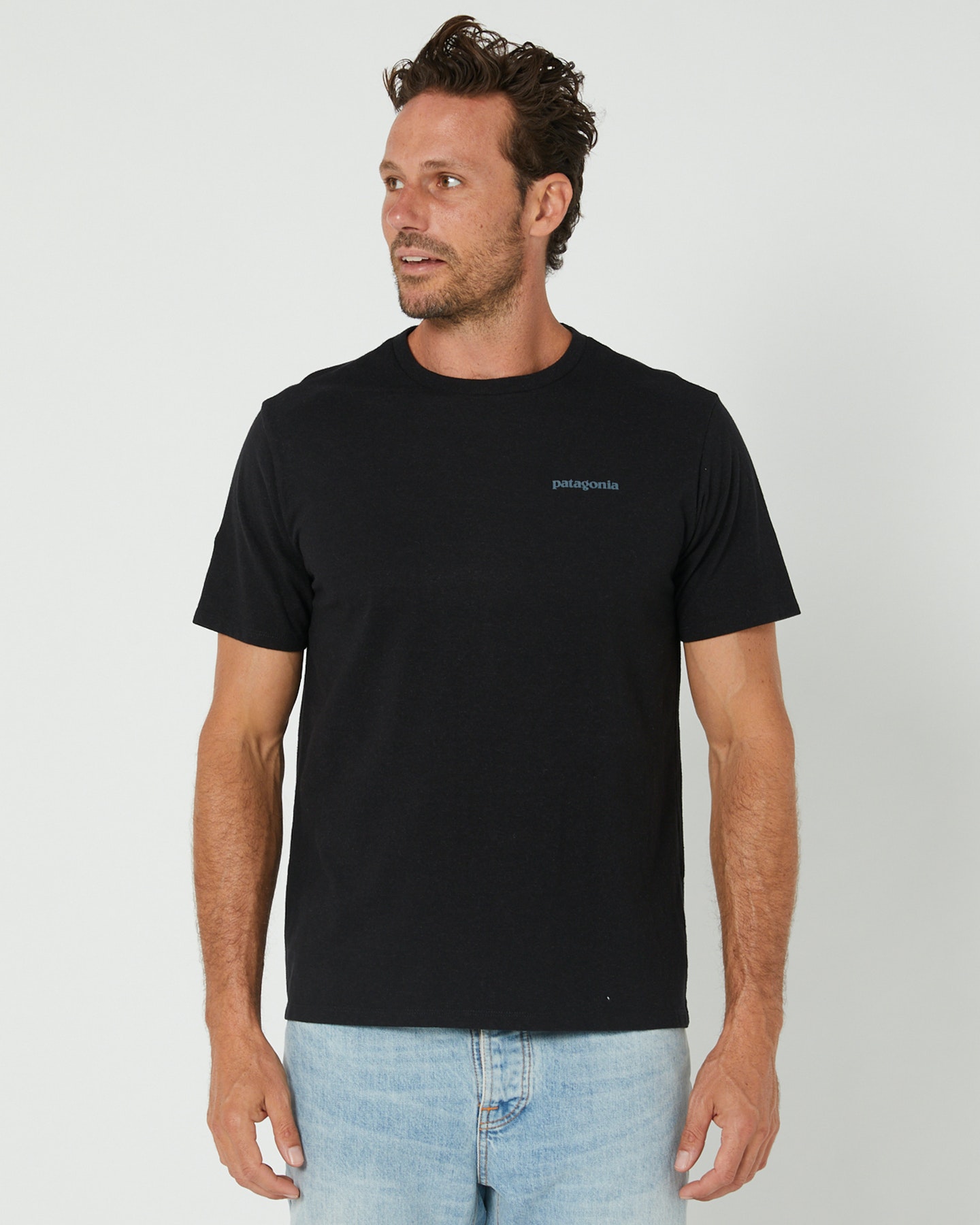 Patagonia Fitz Roy Icon Responsibili-Tee - Ink Black | SurfStitch