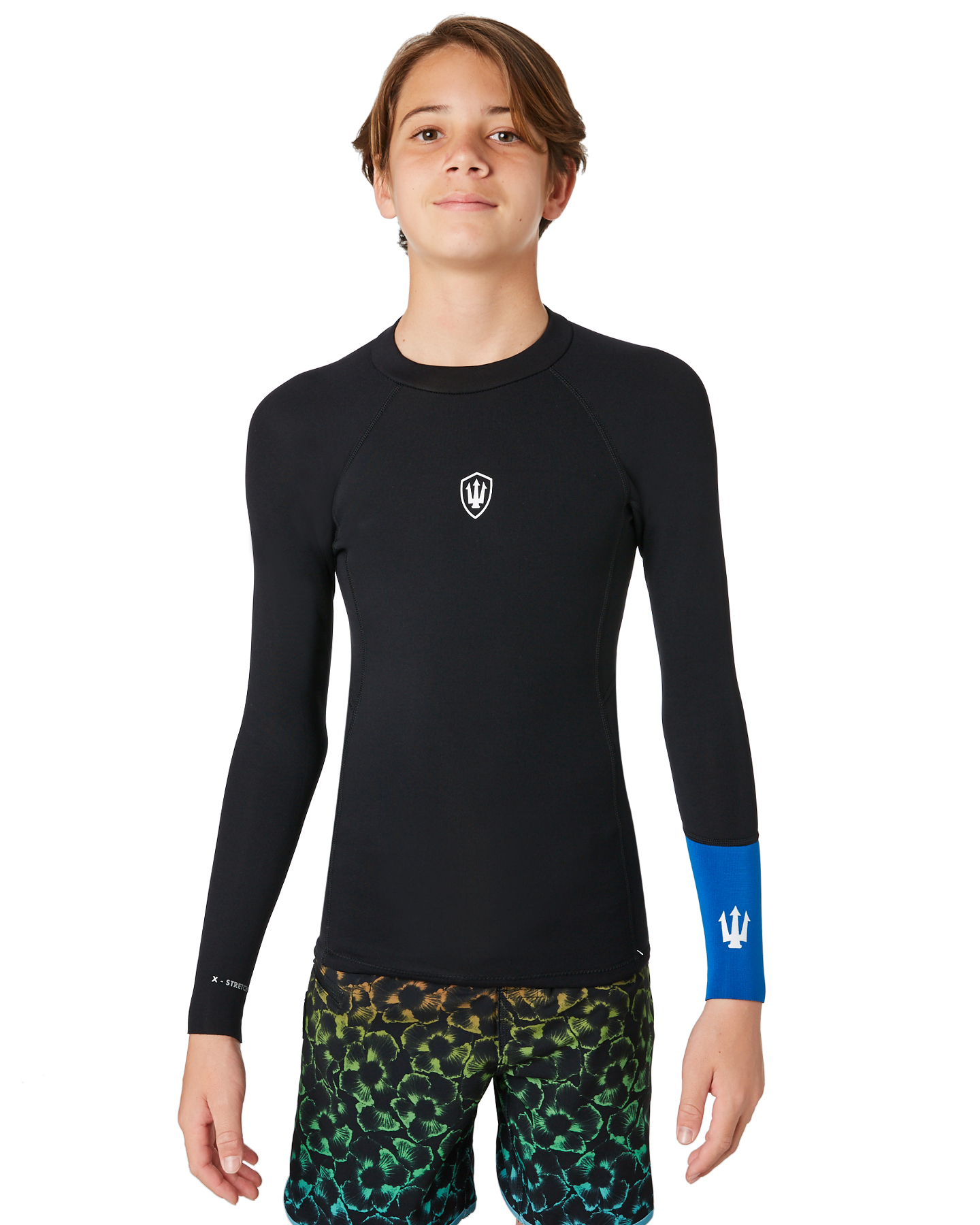 Fk Surf Boys X Stretch 1Mm Ls Wetsuit Jacket - Black Blue | SurfStitch