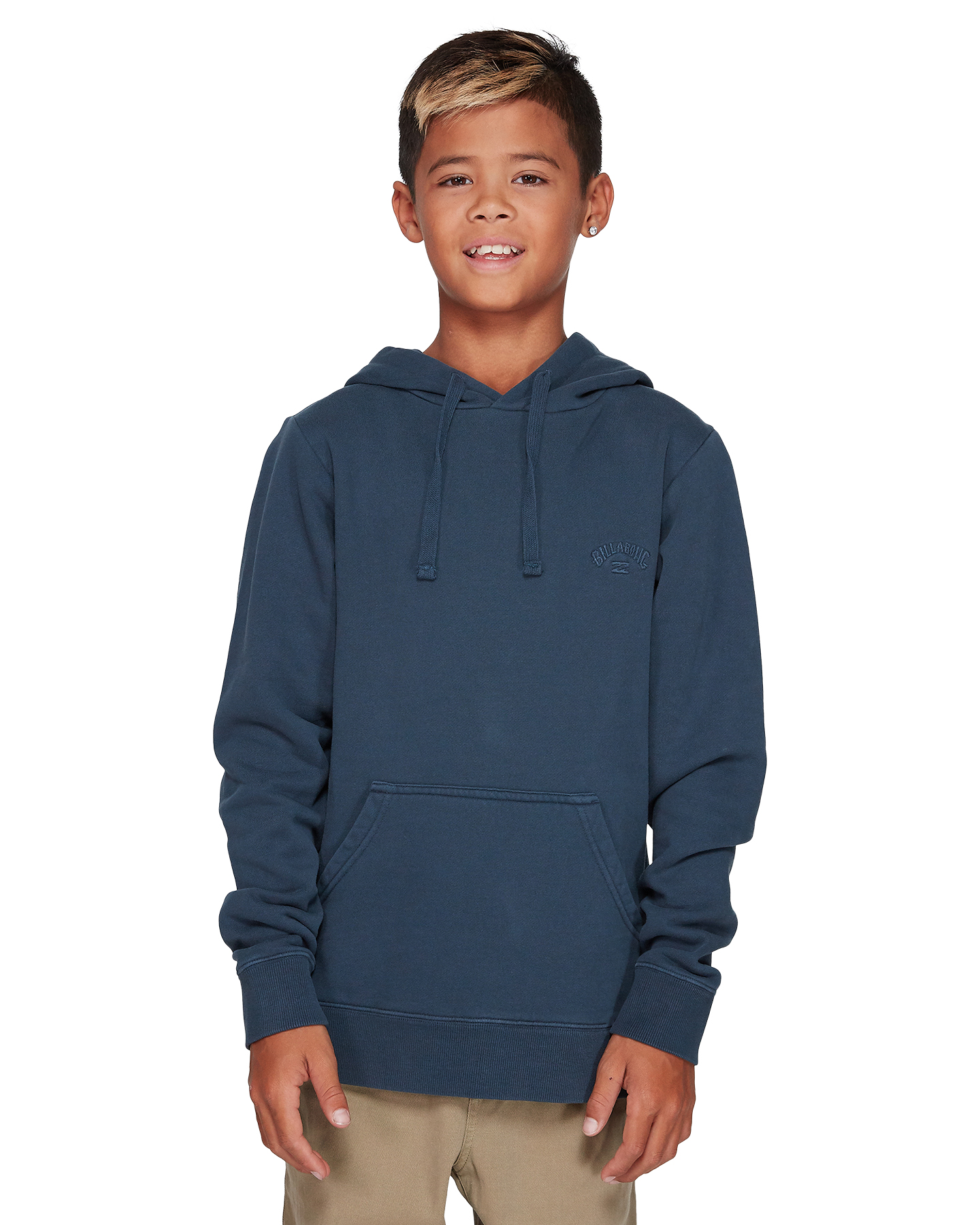 Billabong Boys Overdye Pop Hoodie - Navy | SurfStitch