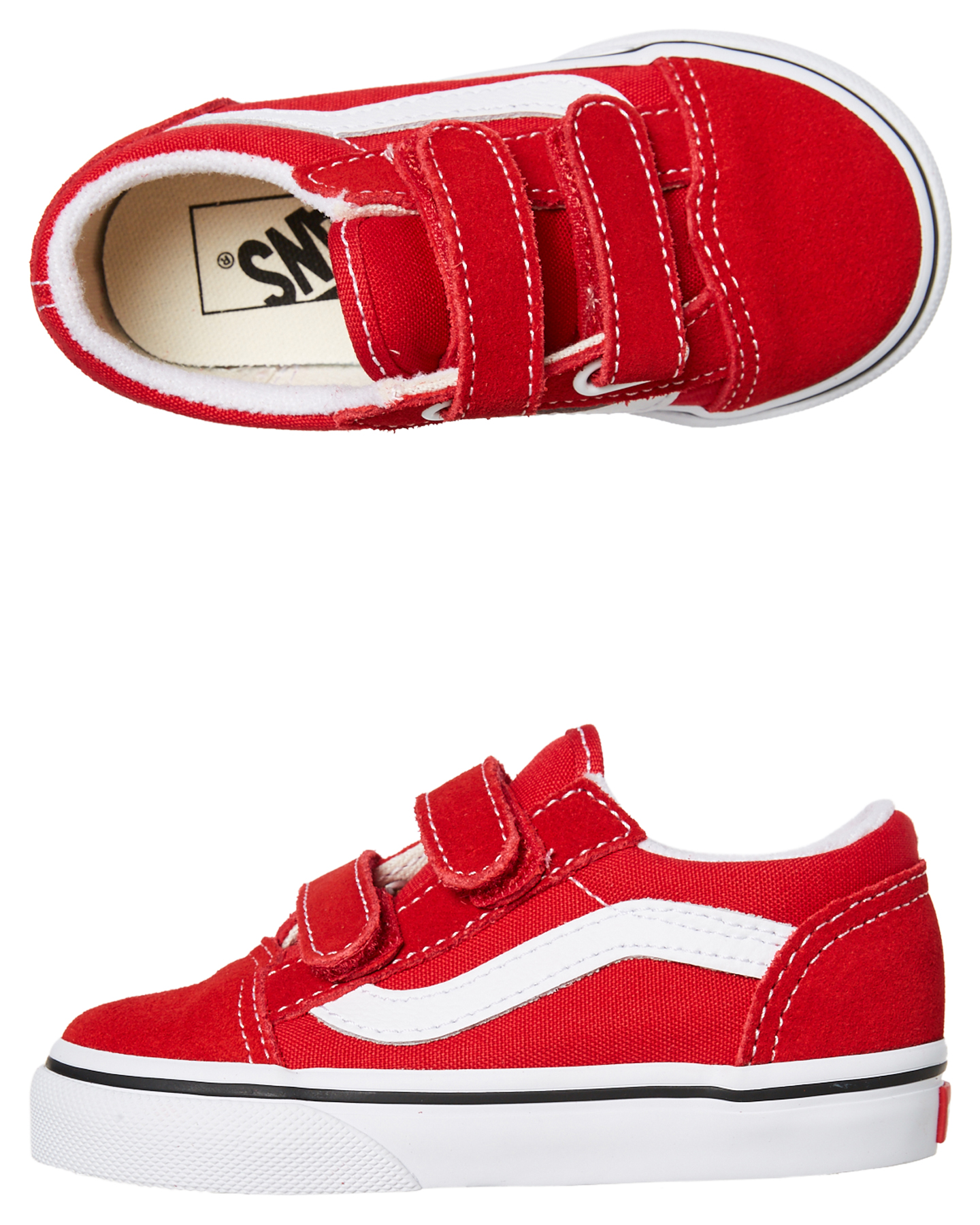 all red vans for toddlers