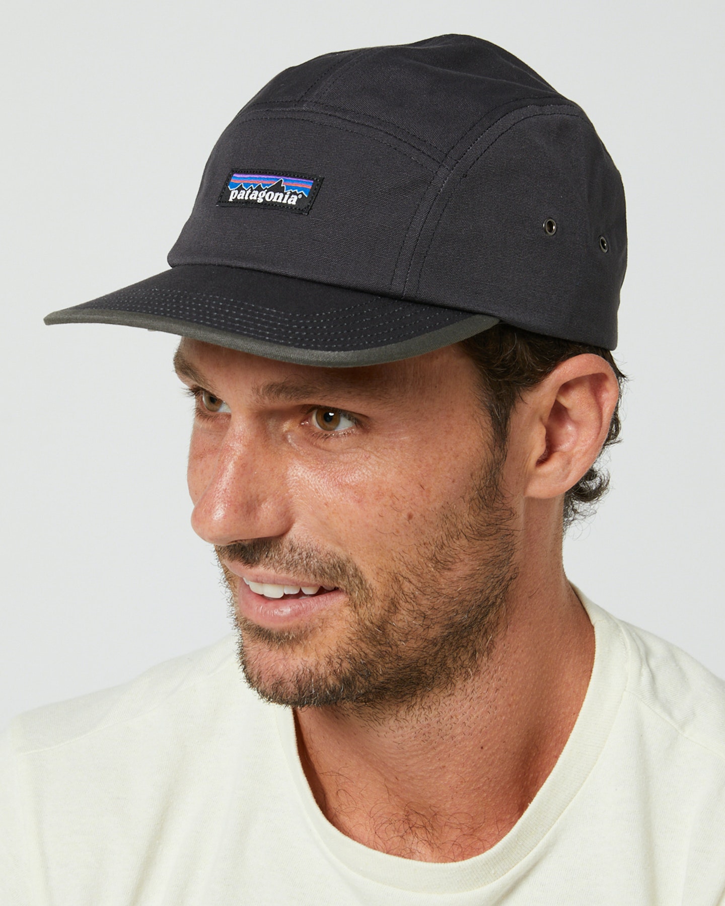 Patagonia P-6 Label Maclure Hat - Ink Black