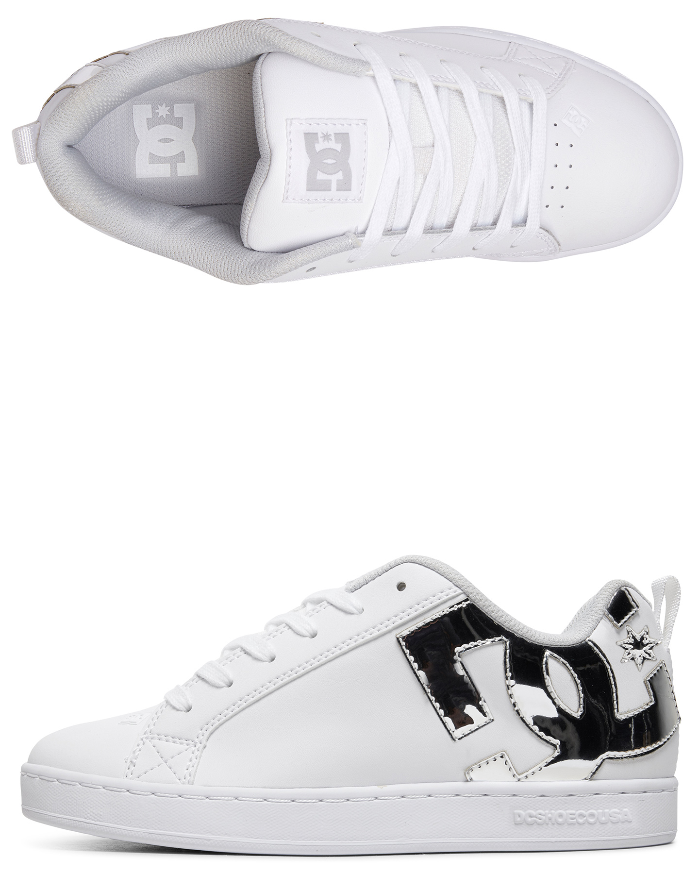 dc sneakers white