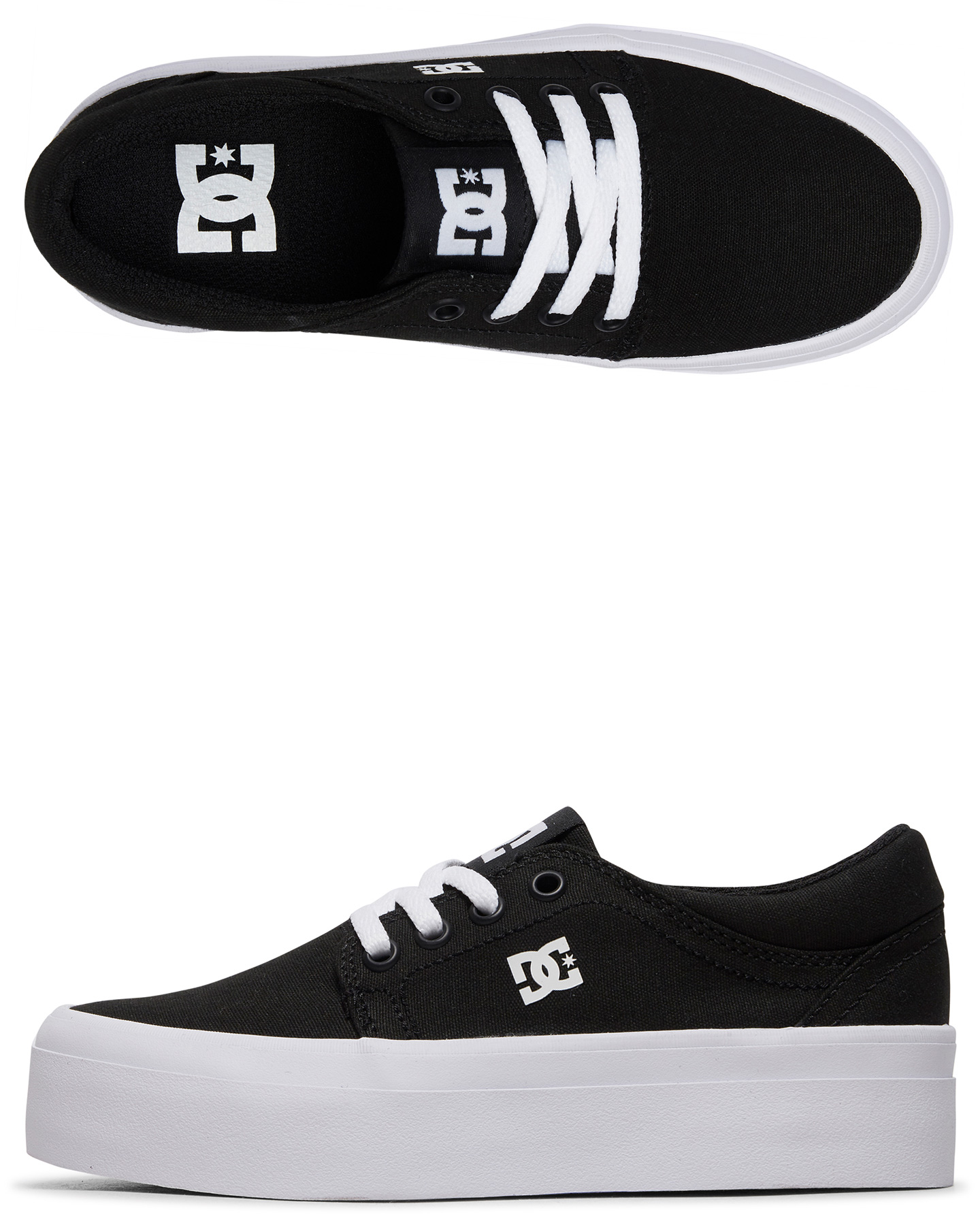 Dc Shoes Girls Trase Platform Tx Shoes 