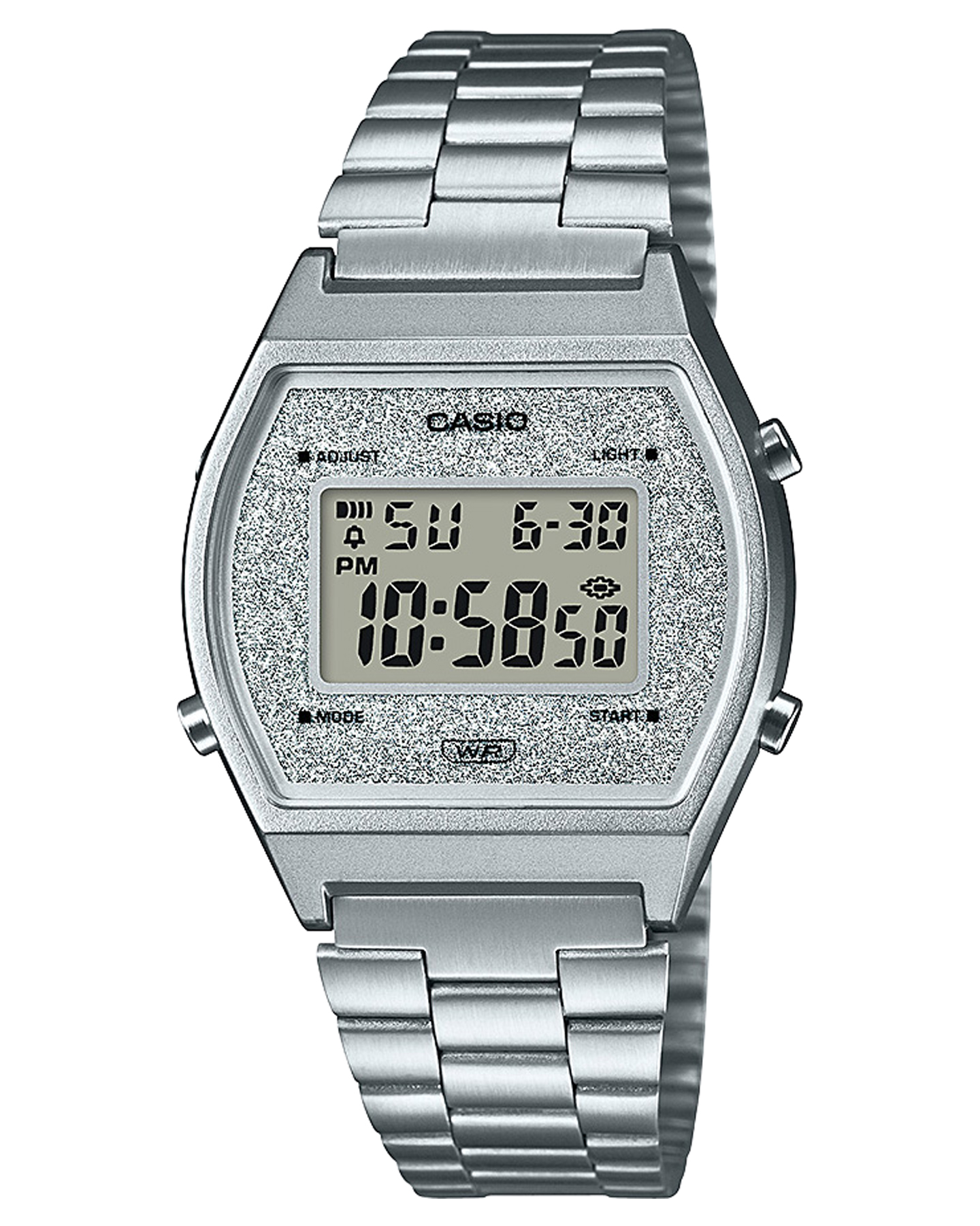 casio watches digital silver