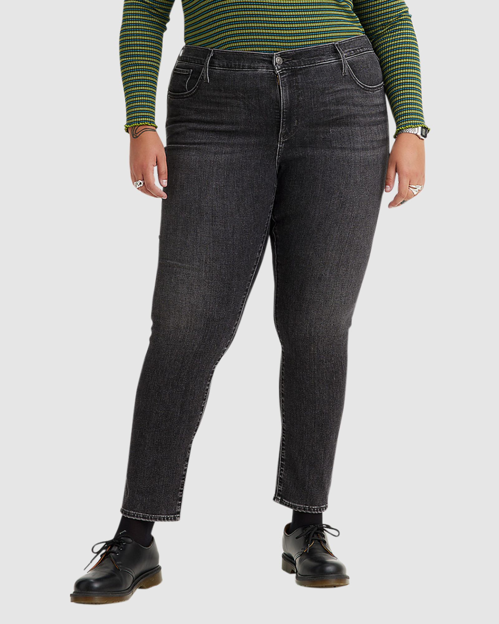 Levi's 311 Shaping Skinny Jeans (Plus) - Black Worn In | SurfStitch