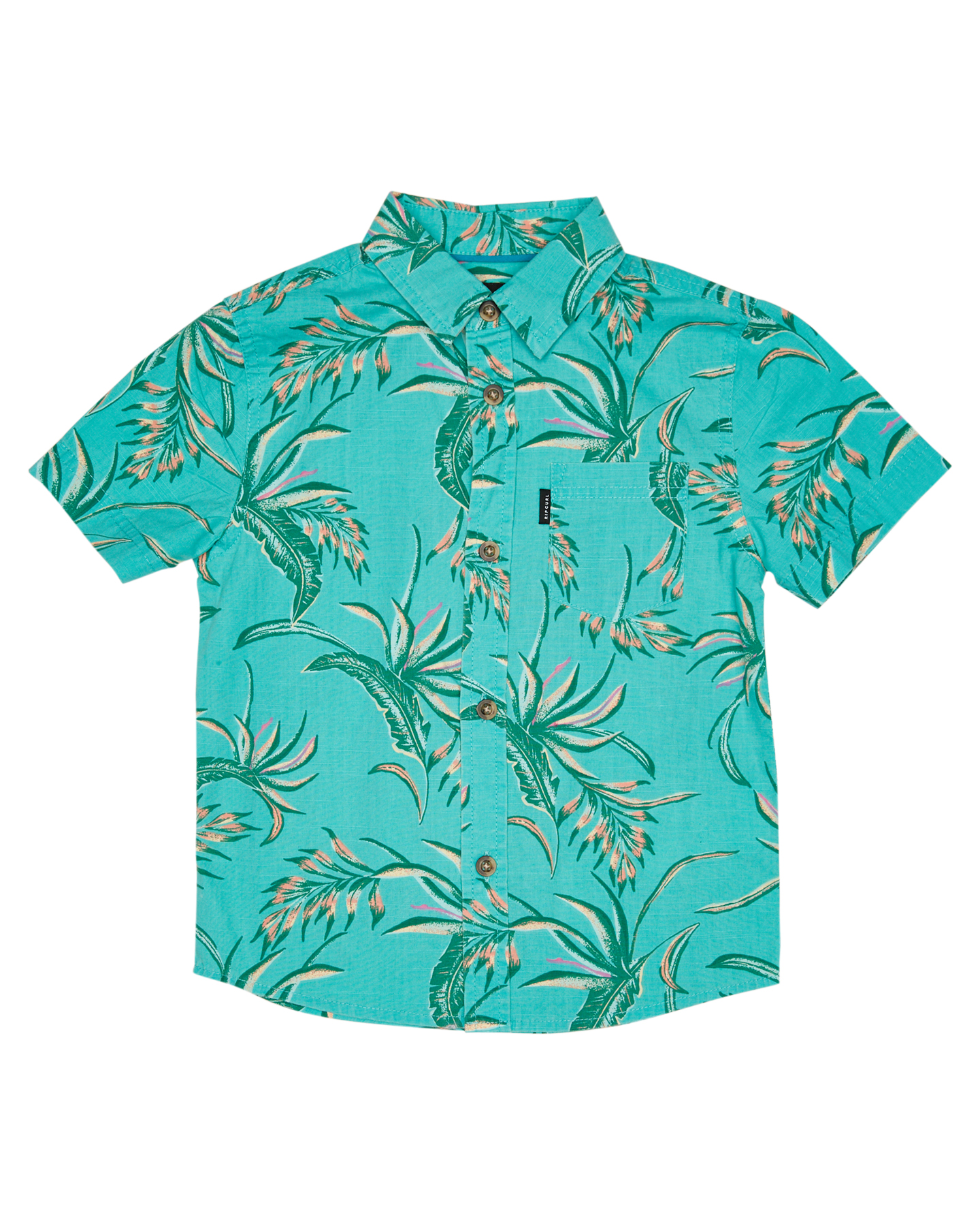 Rip Curl Boys Spacey Ss Shirt - Kids - Washed Teal | SurfStitch