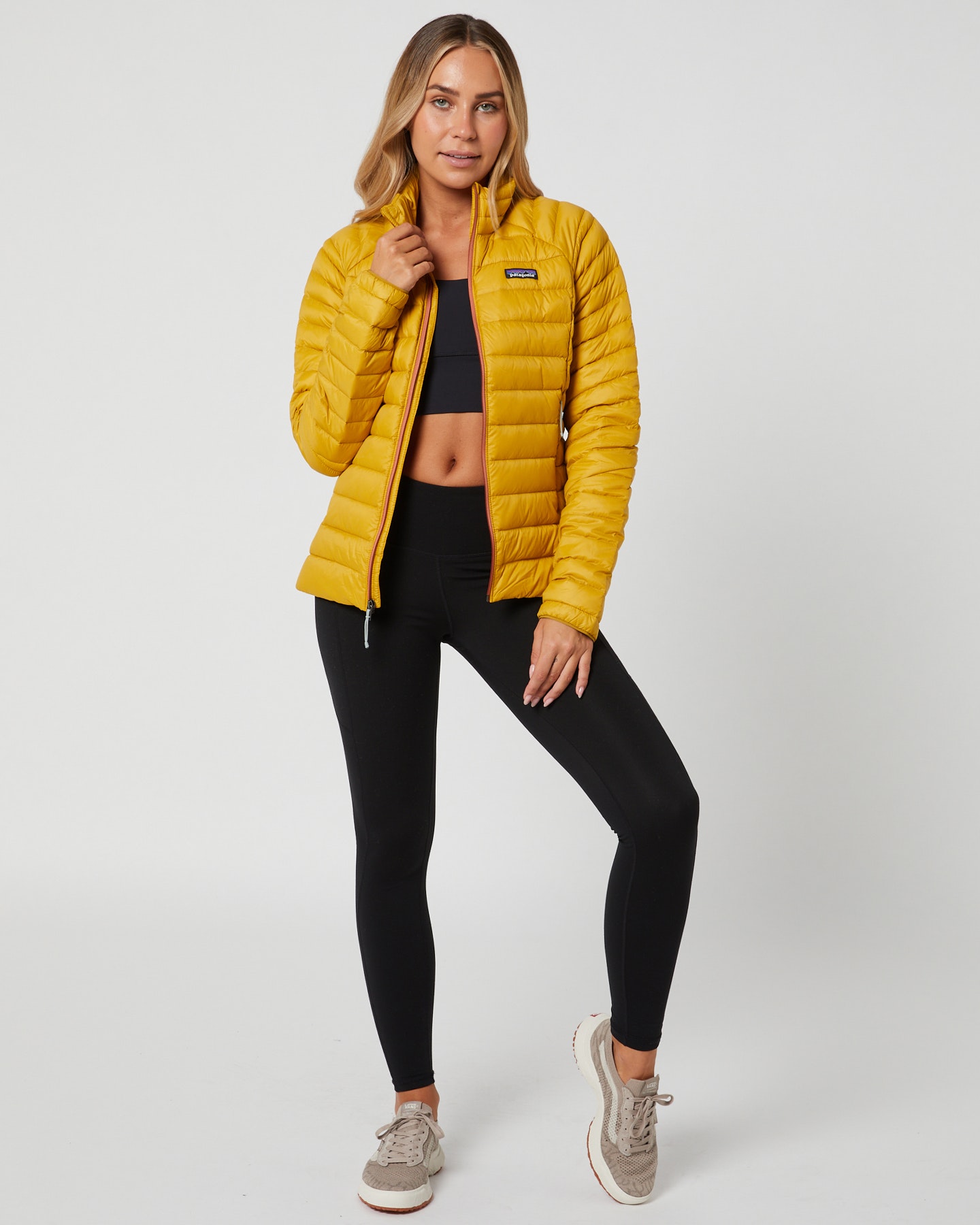 Gold patagonia shop jacket