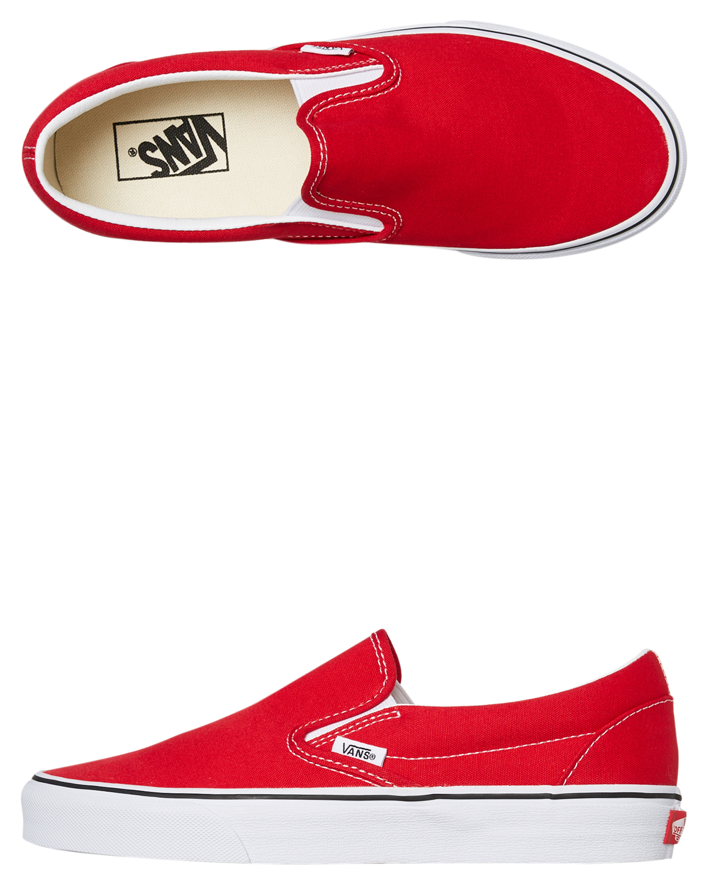 womens red vans shoes