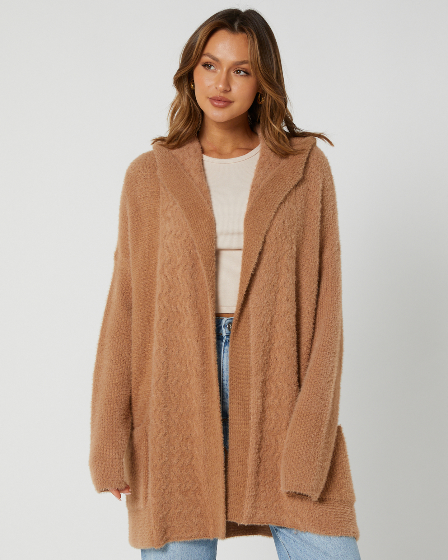 Volcom Homeward Bound Ii Cardigan Vintage Brown SurfStitch
