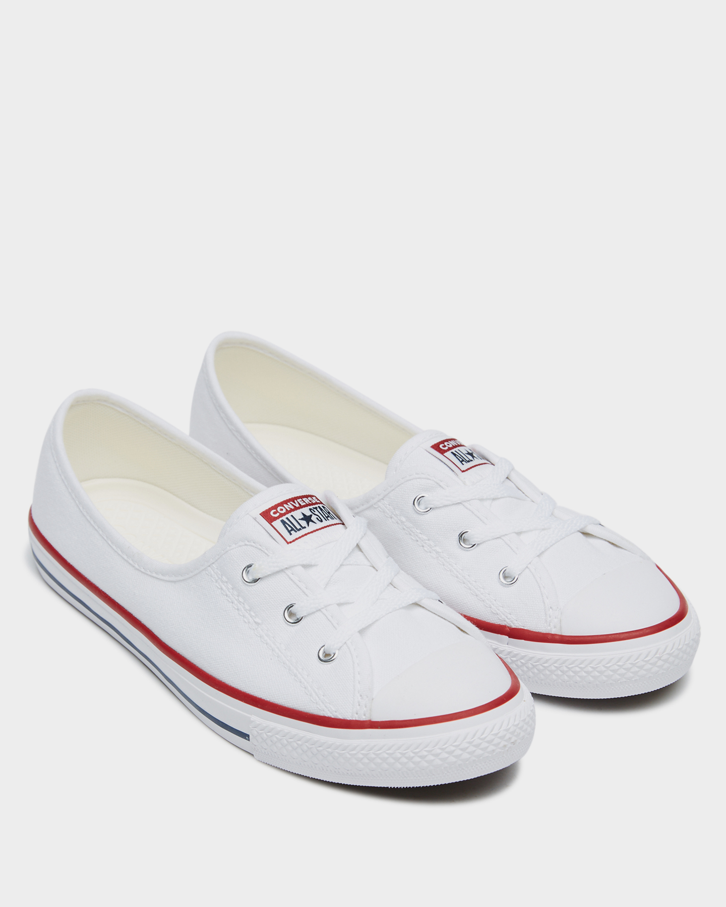 Hervat Cornwall filter Converse Womens Chuck Taylor All Star Ballet Lace Shoe - White | SurfStitch