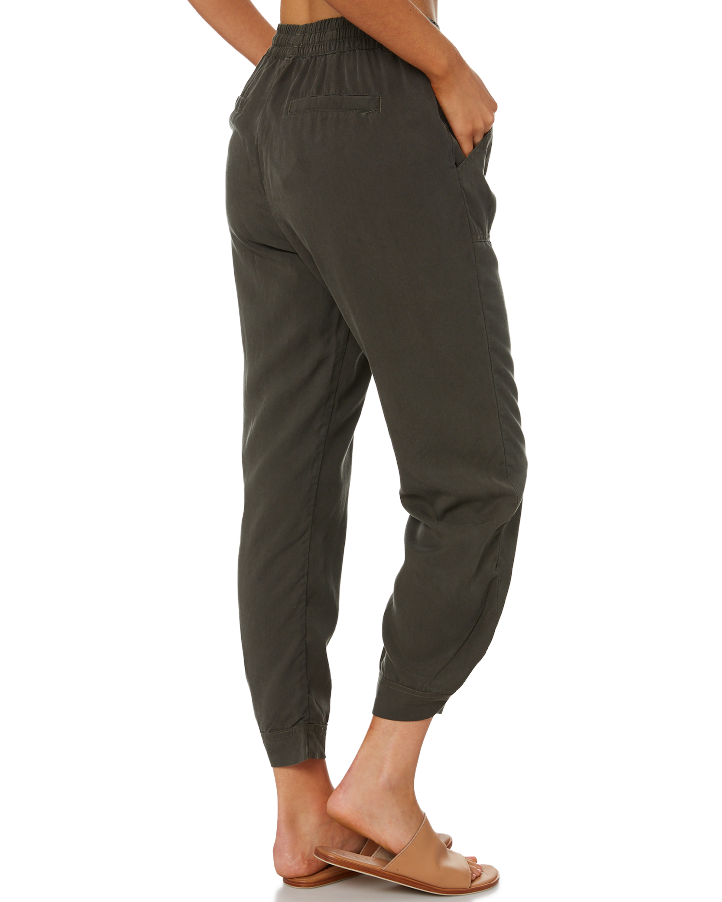 Rusty Bounds Slouchy Pant - Dark Olive | SurfStitch