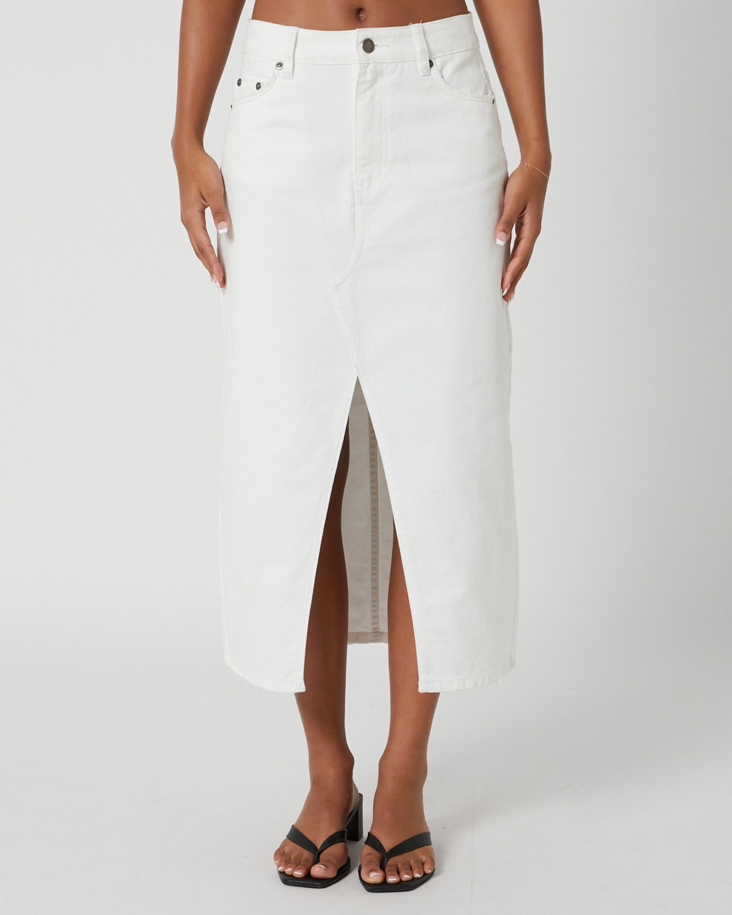 White midi skirts online on sale