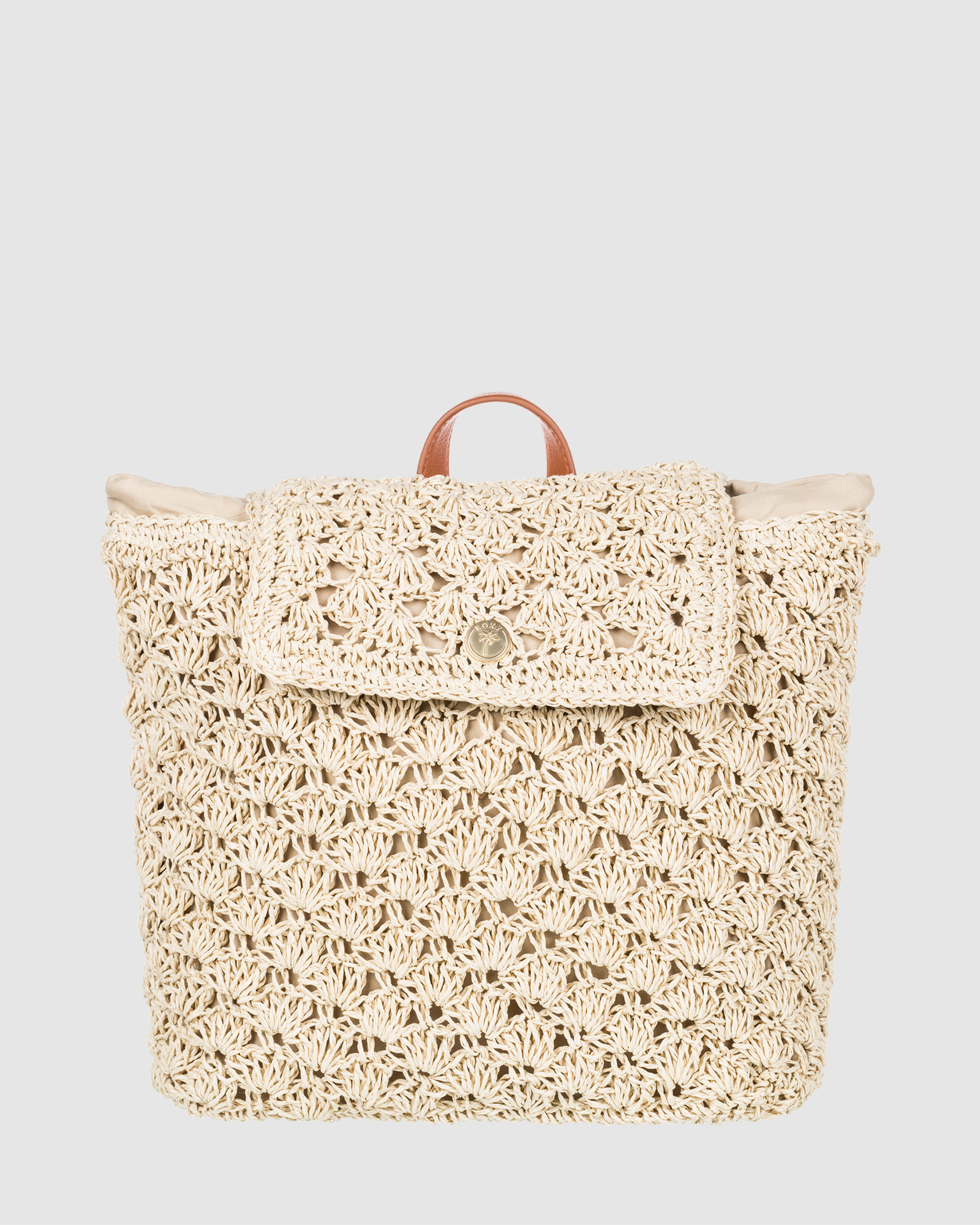 Roxy Womens Coco Passion Beach Backpack Natural SurfStitch