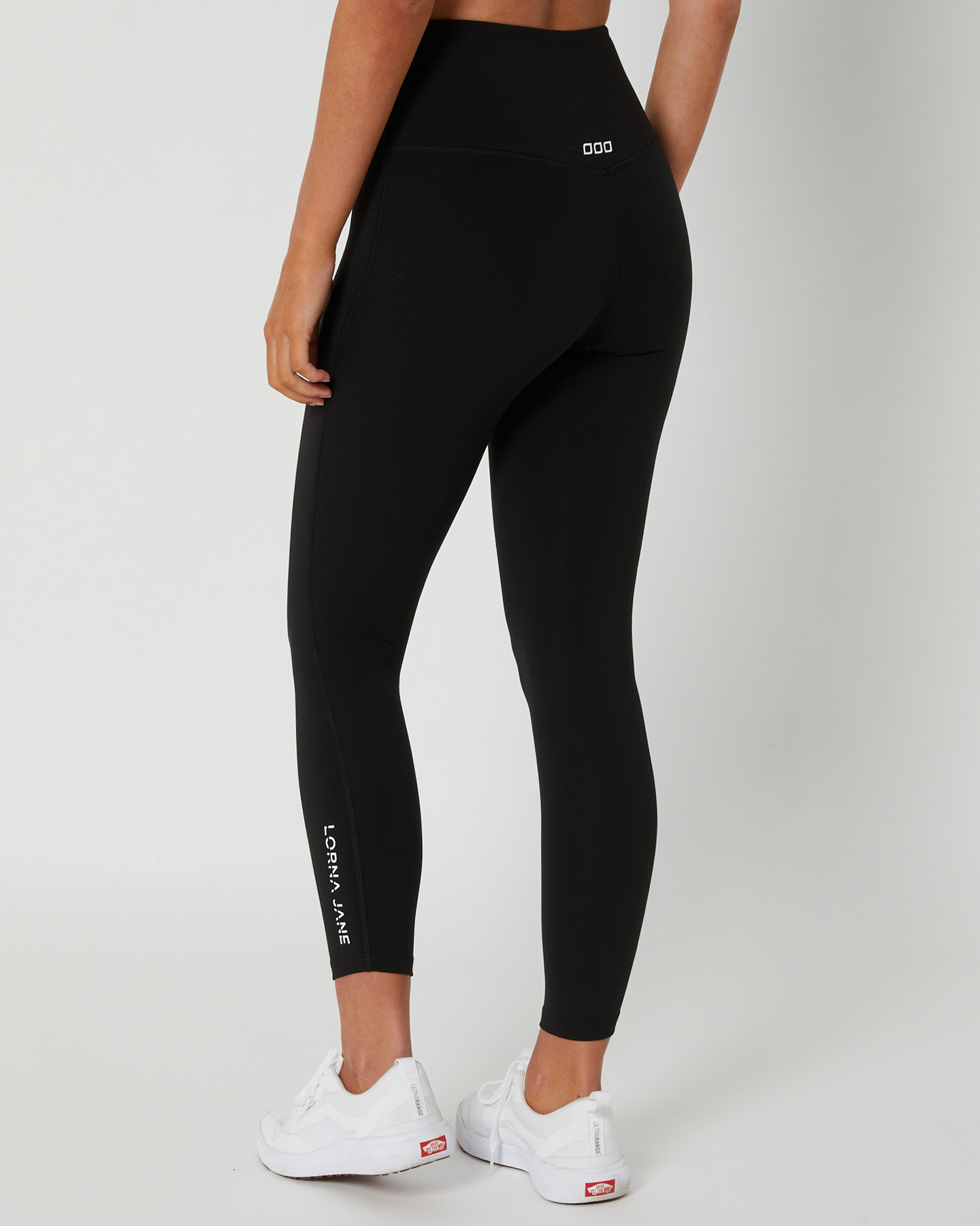 Lorna Jane Lotus No Chafe Ankle Biter Leggings Black SurfStitch